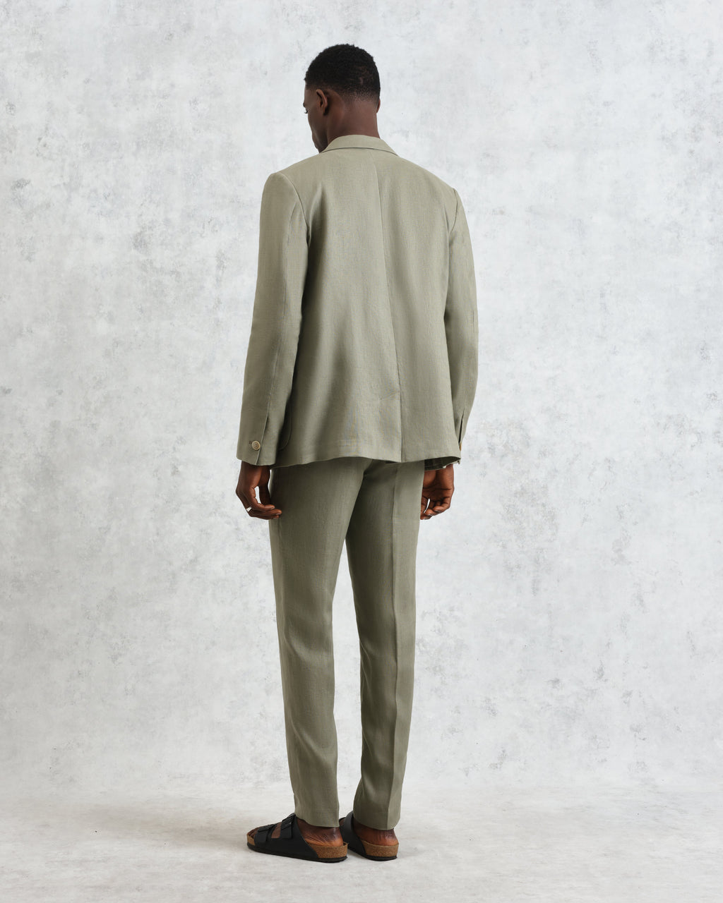 Fintry - Khaki Linen Blazer