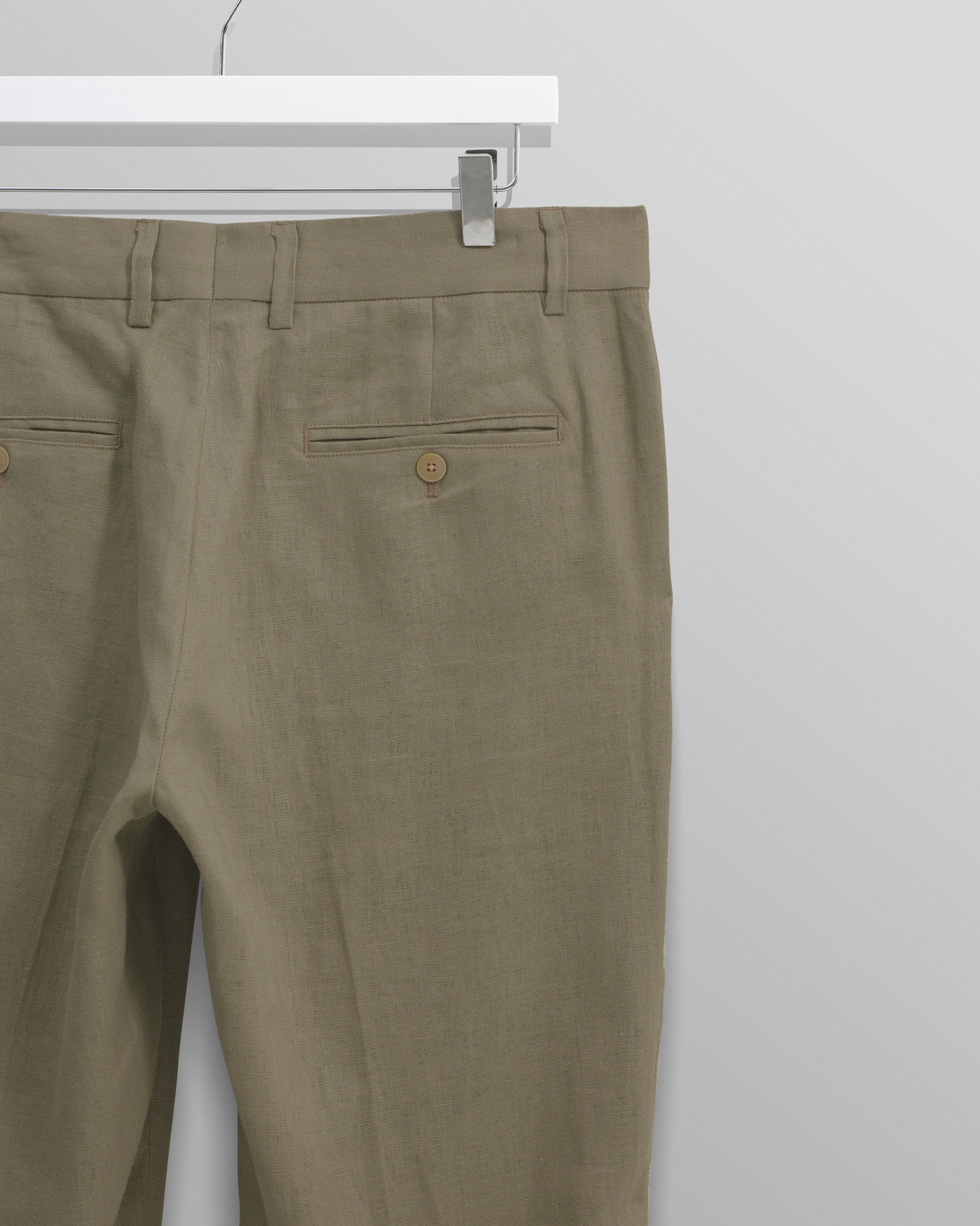 Alp - Khaki Linen Trousers