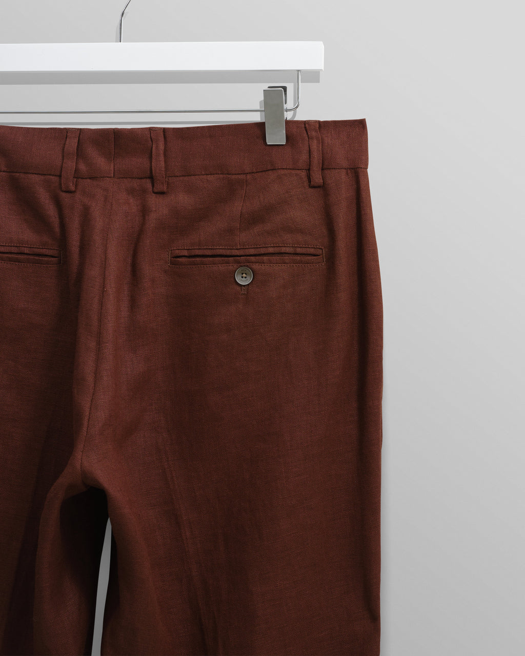 Alp - Merlot Linen Trousers