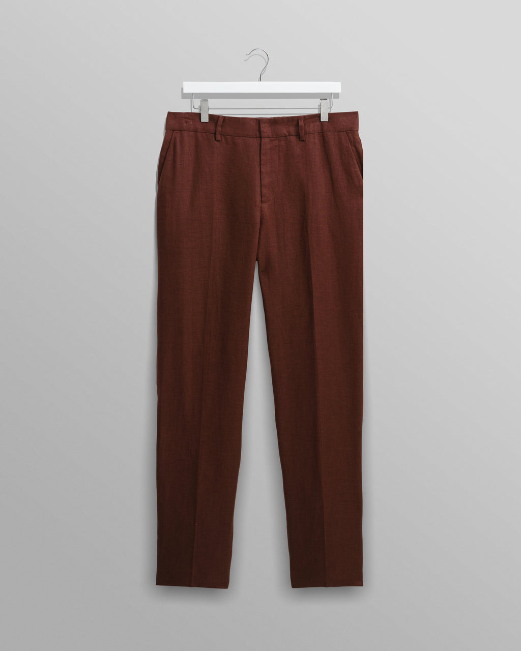 Alp - Merlot Linen Trousers