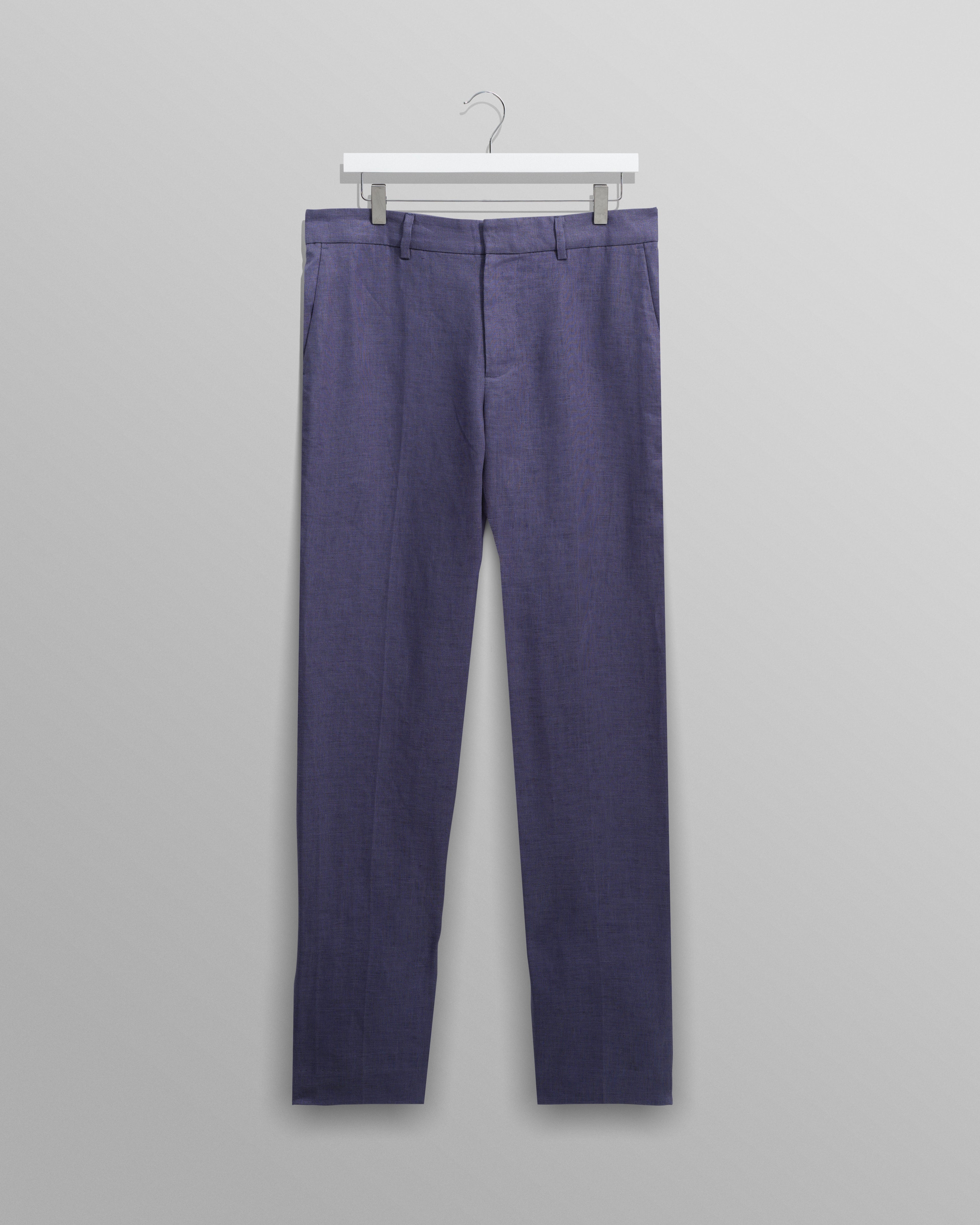 Alp - Mid-Blue Linen Trousers