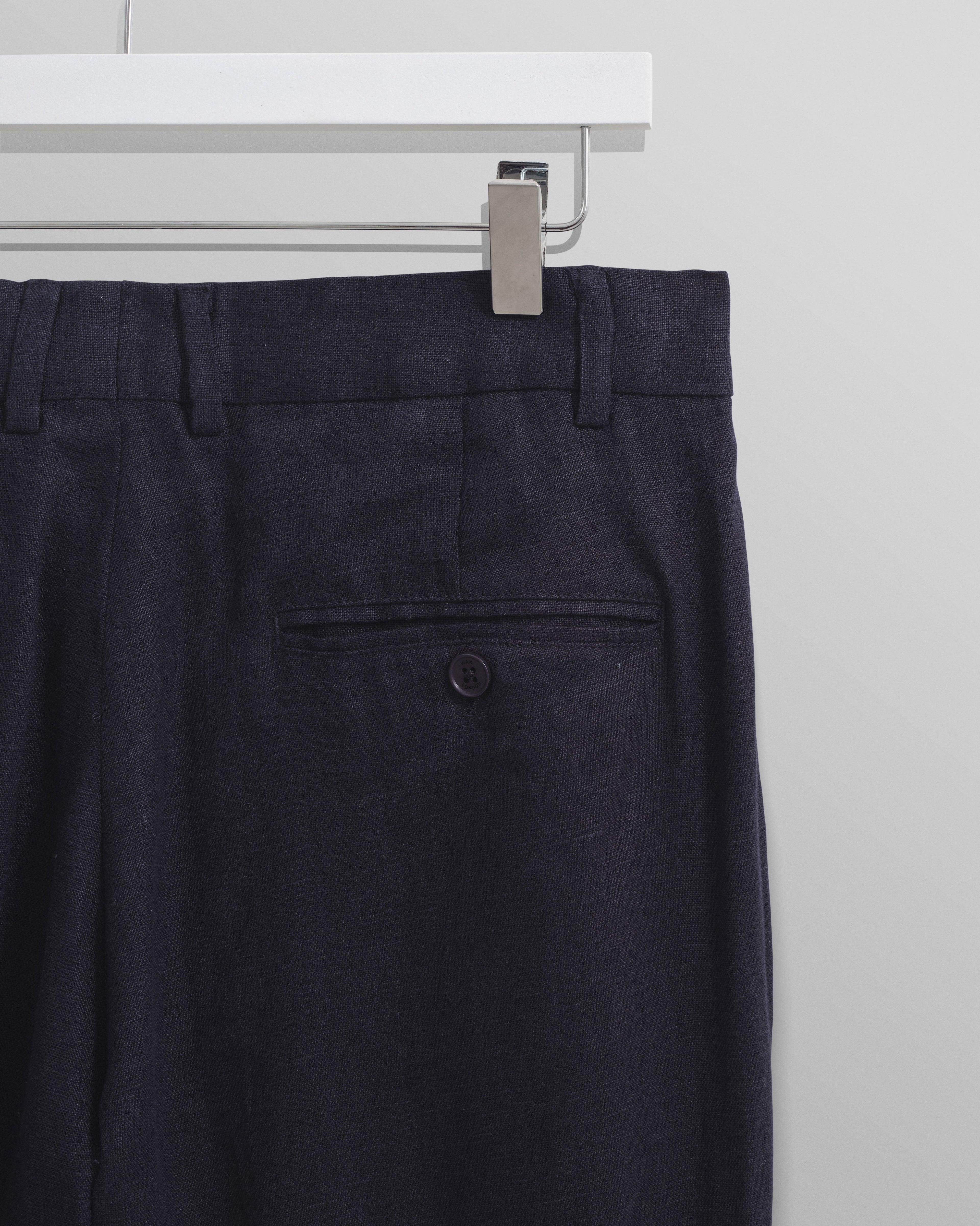 Alp - Midnight Navy Linen Trousers