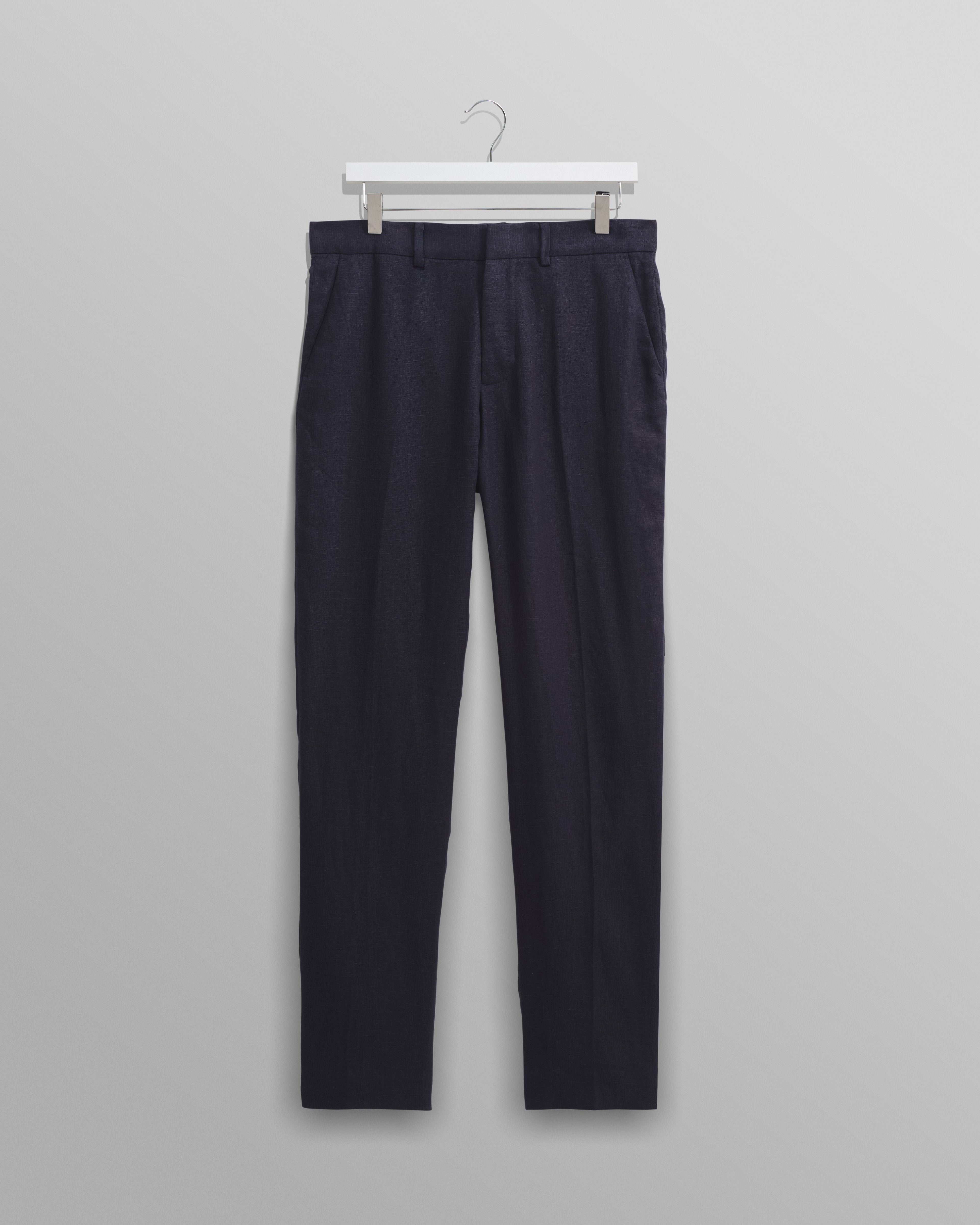 Alp - Midnight Navy Linen Trousers