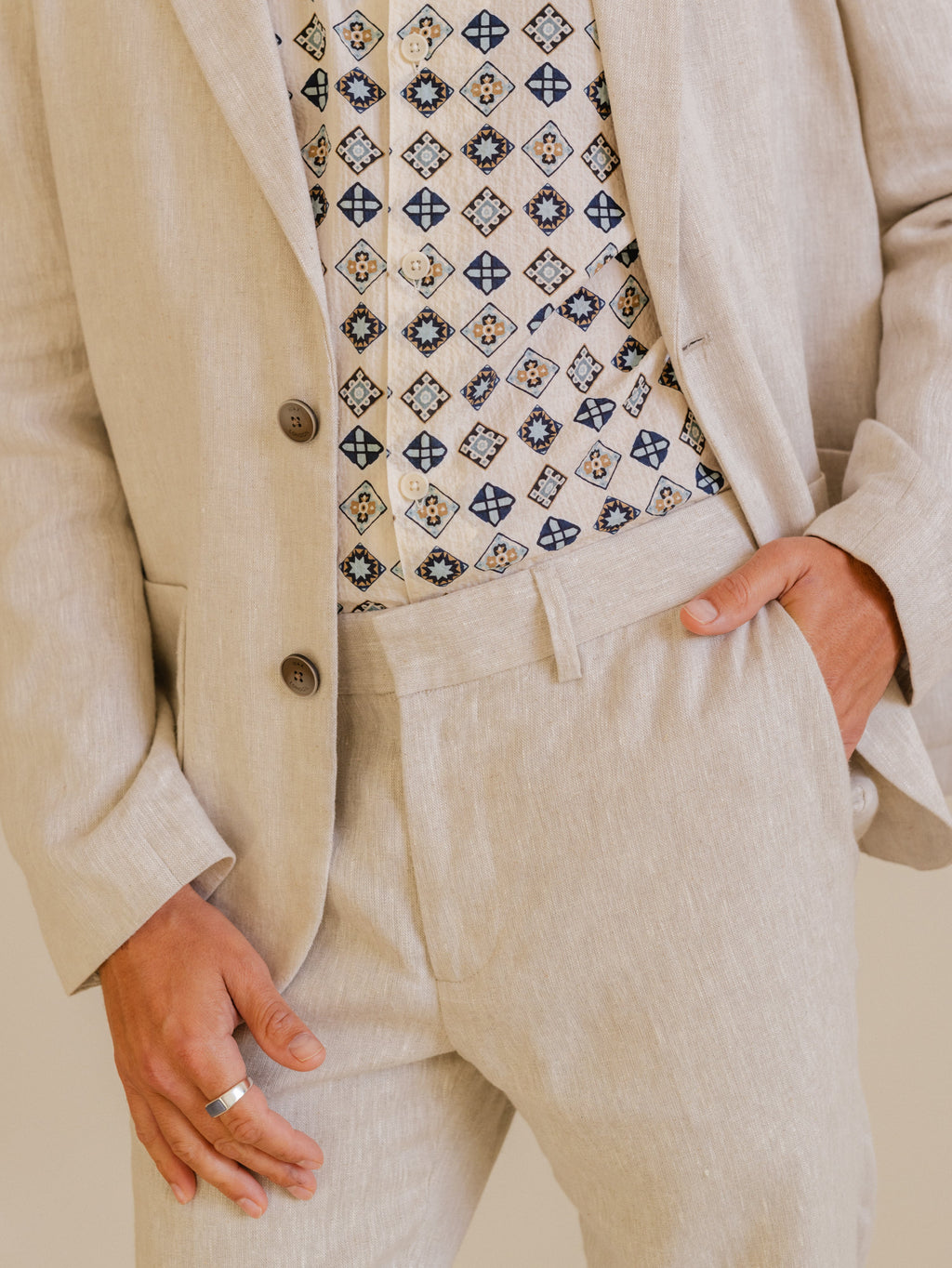 Alp - Natural Linen Trousers