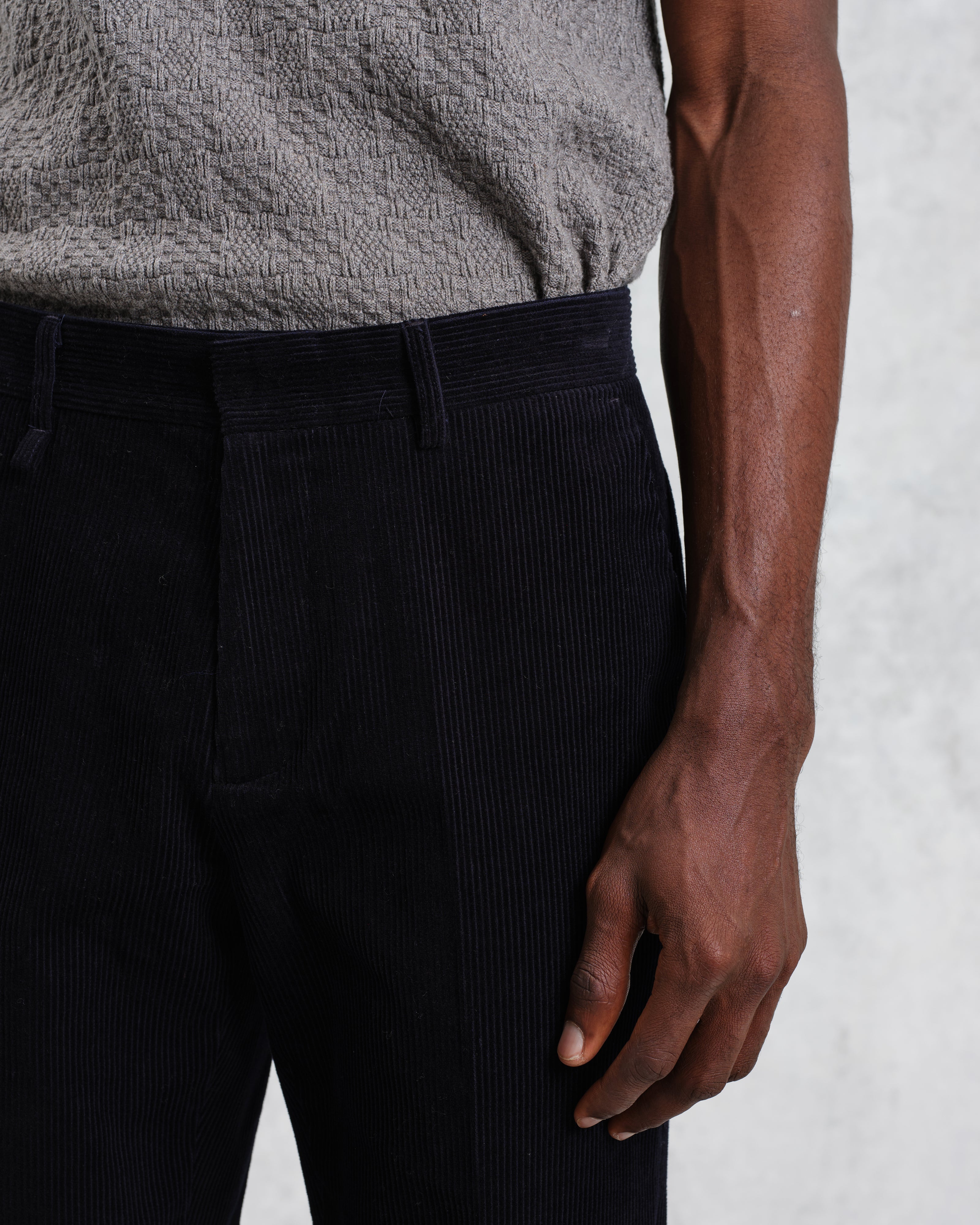Alp - Navy Corduroy Trousers