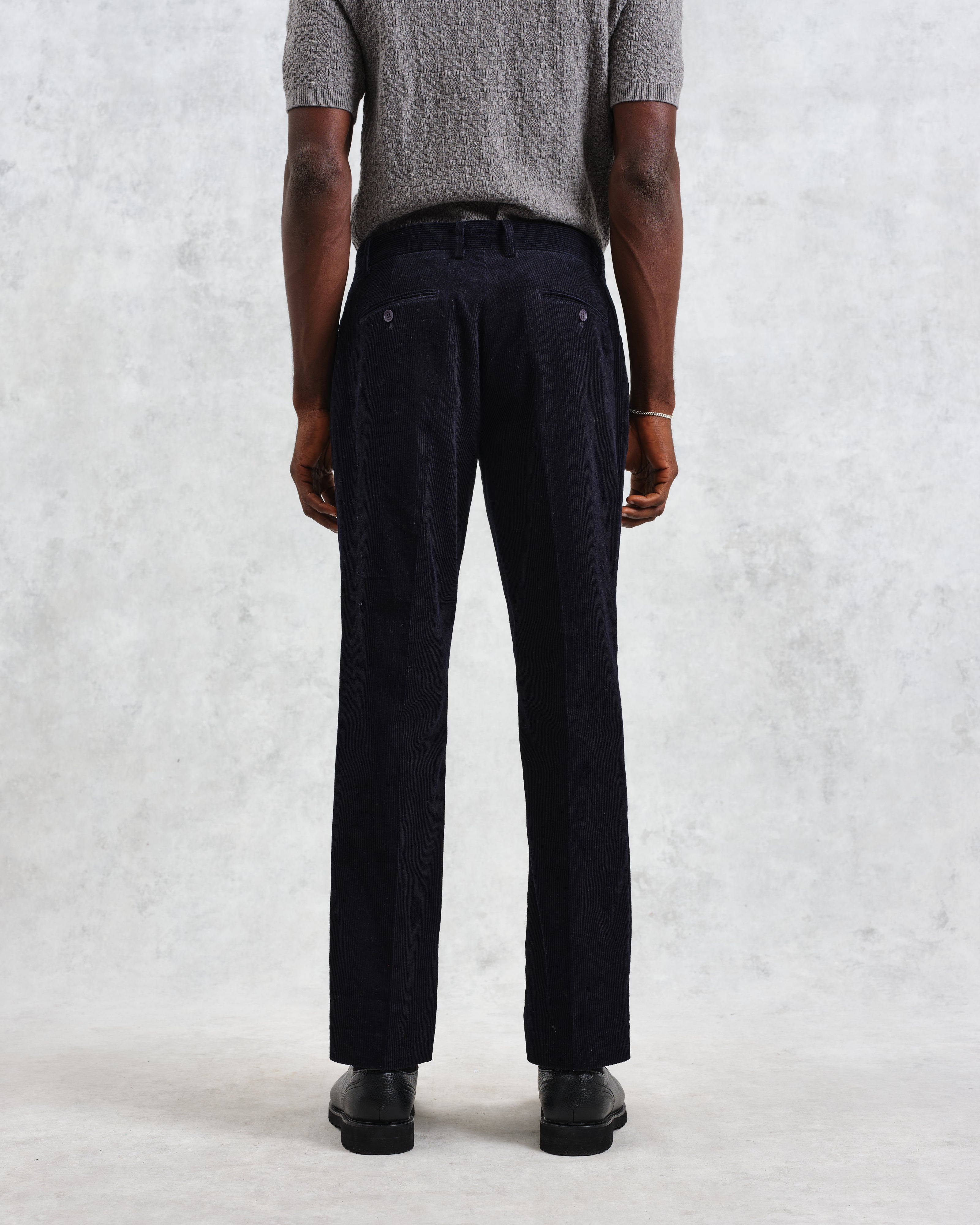 Alp - Navy Corduroy Trousers