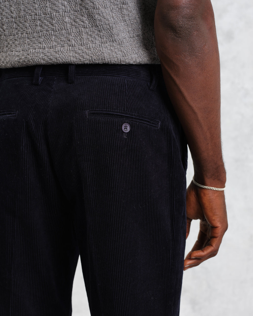 Alp - Navy Corduroy Trousers