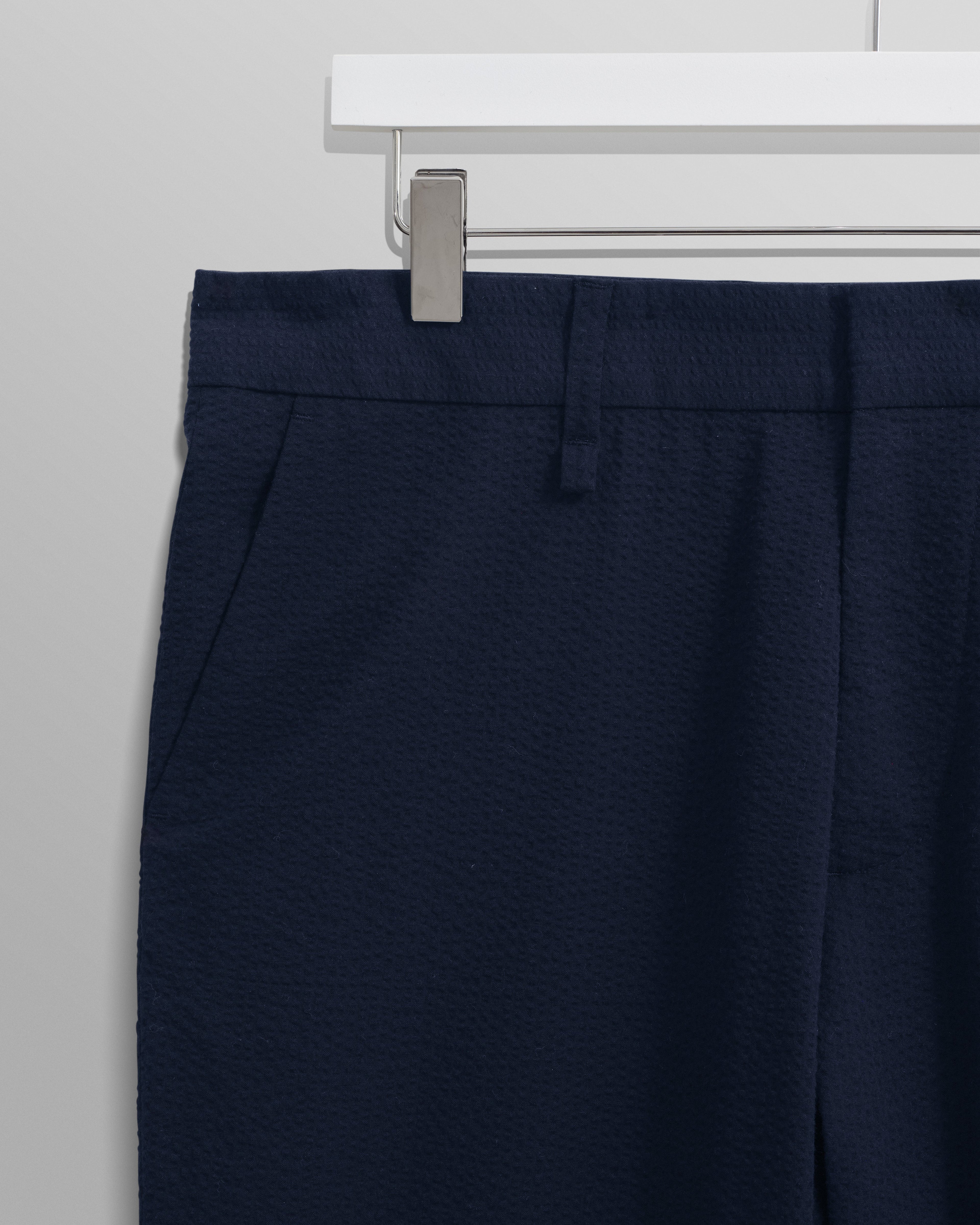 Alp - Navy Seersucker Trousers