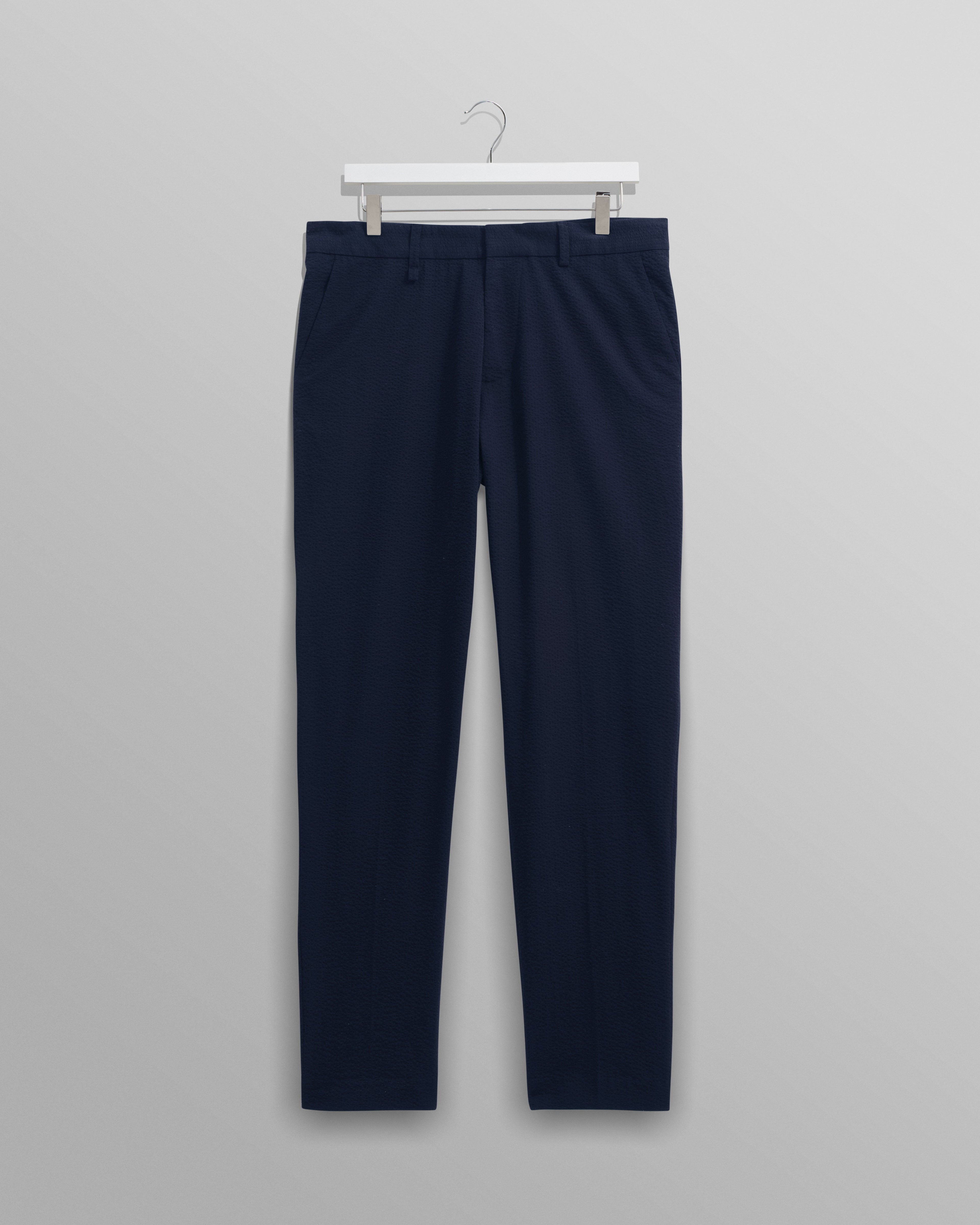 Alp - Navy Seersucker Trousers