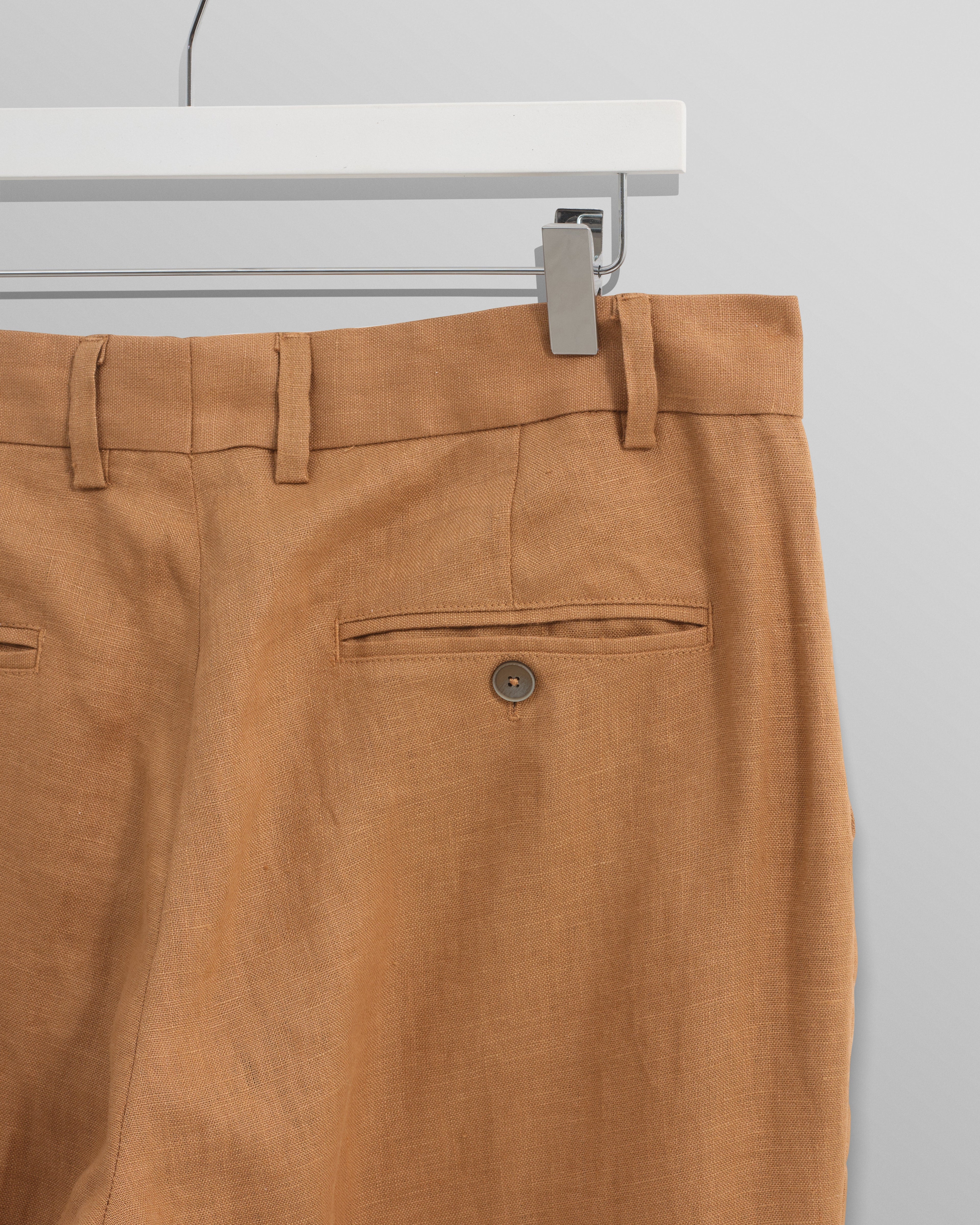 Alp - Tan Linen Trousers