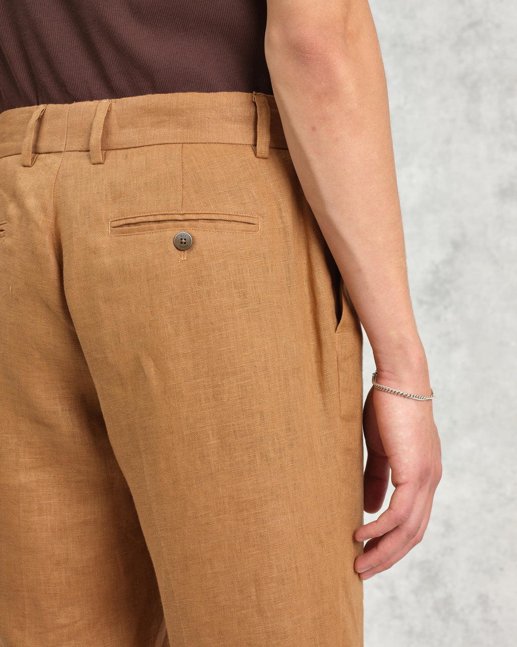 Alp - Tan Linen Trousers