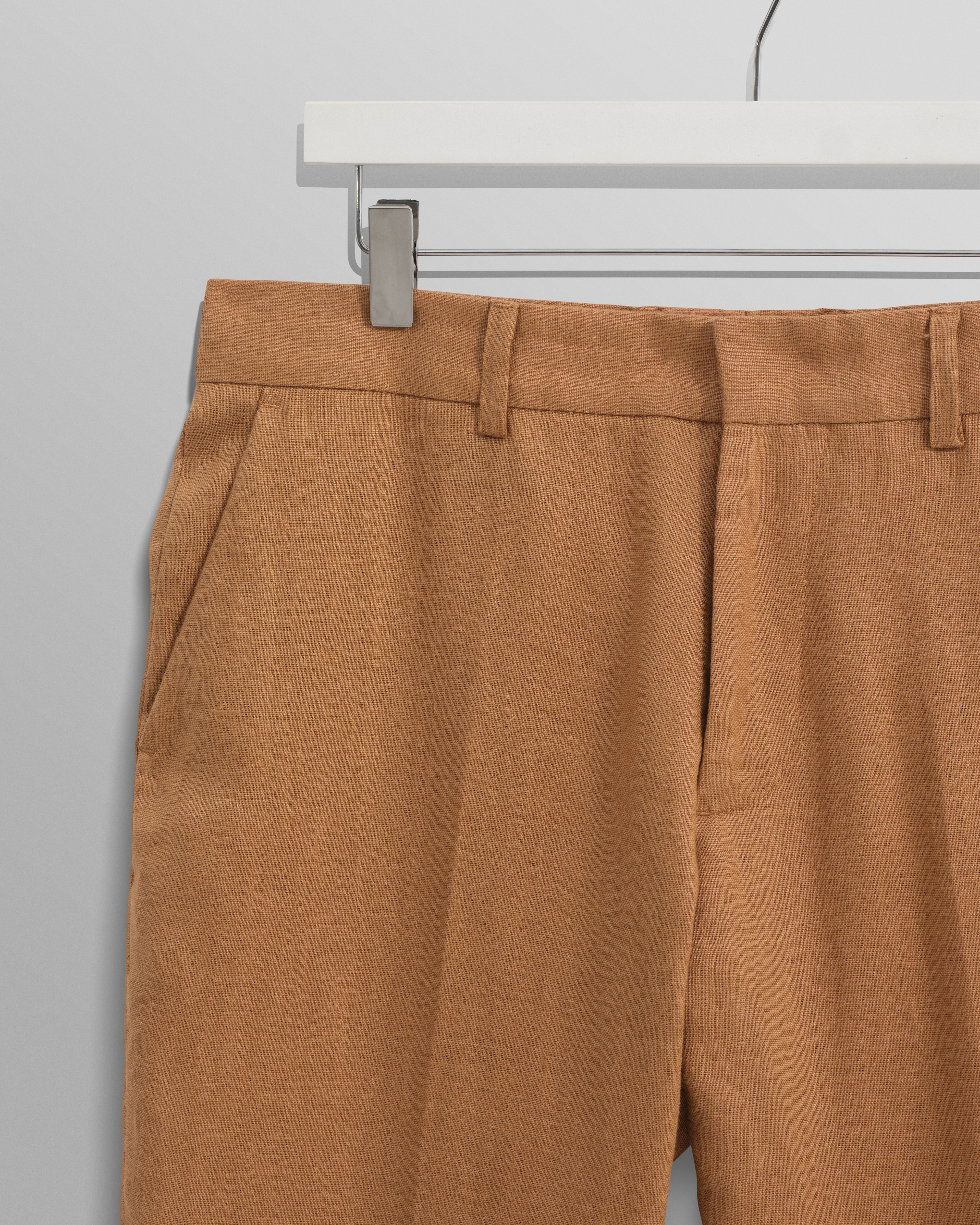 Alp - Tan Linen Trousers