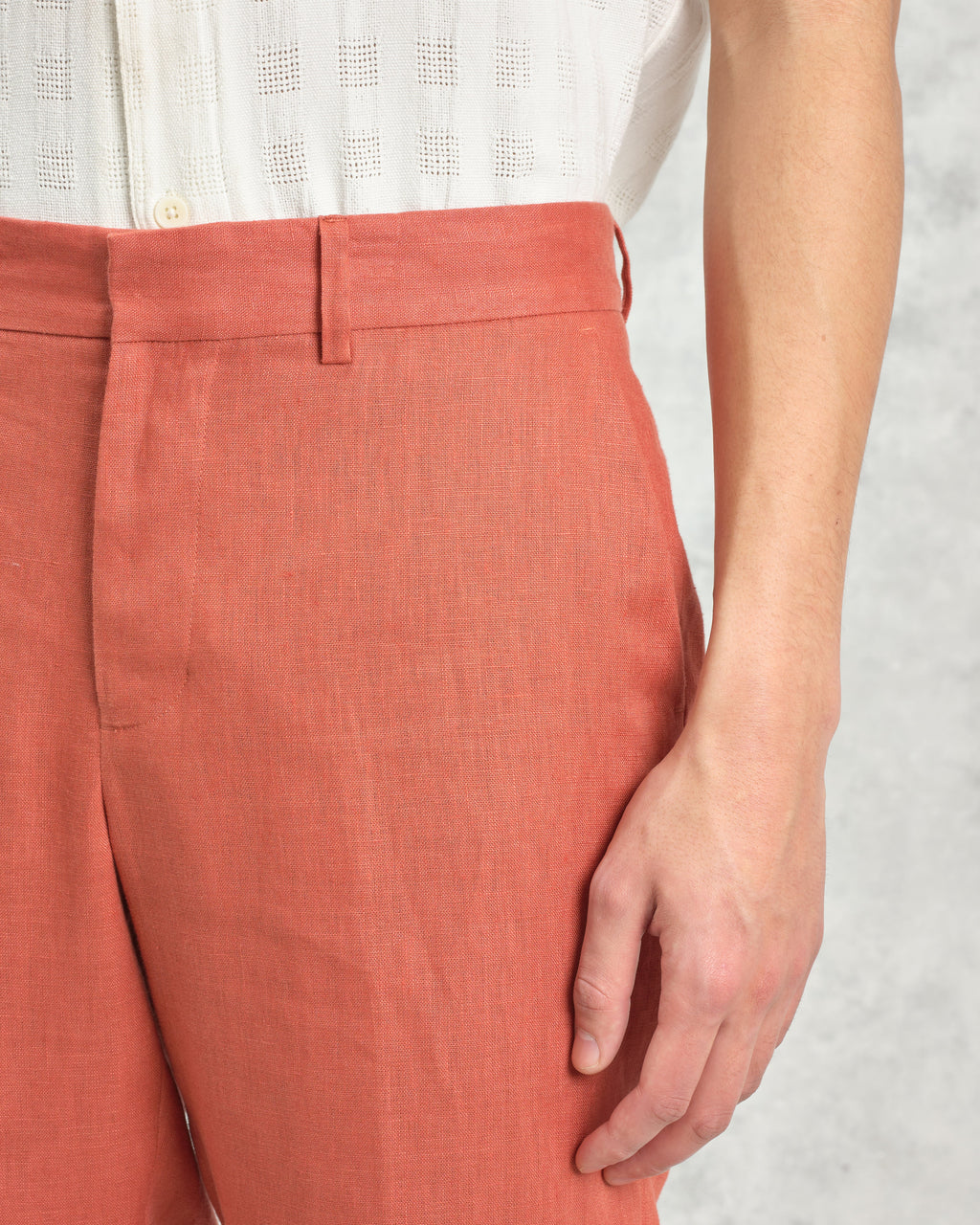 Alp - Terracotta Linen Trousers
