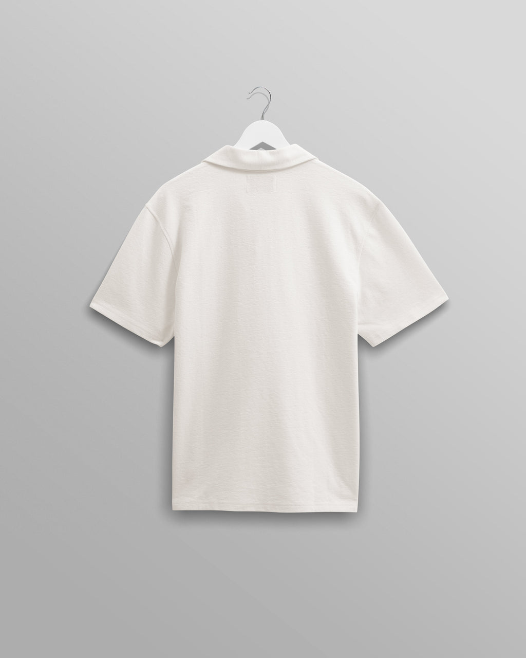 Atwood - Ecru Textured Organic Cotton Polo Shirt