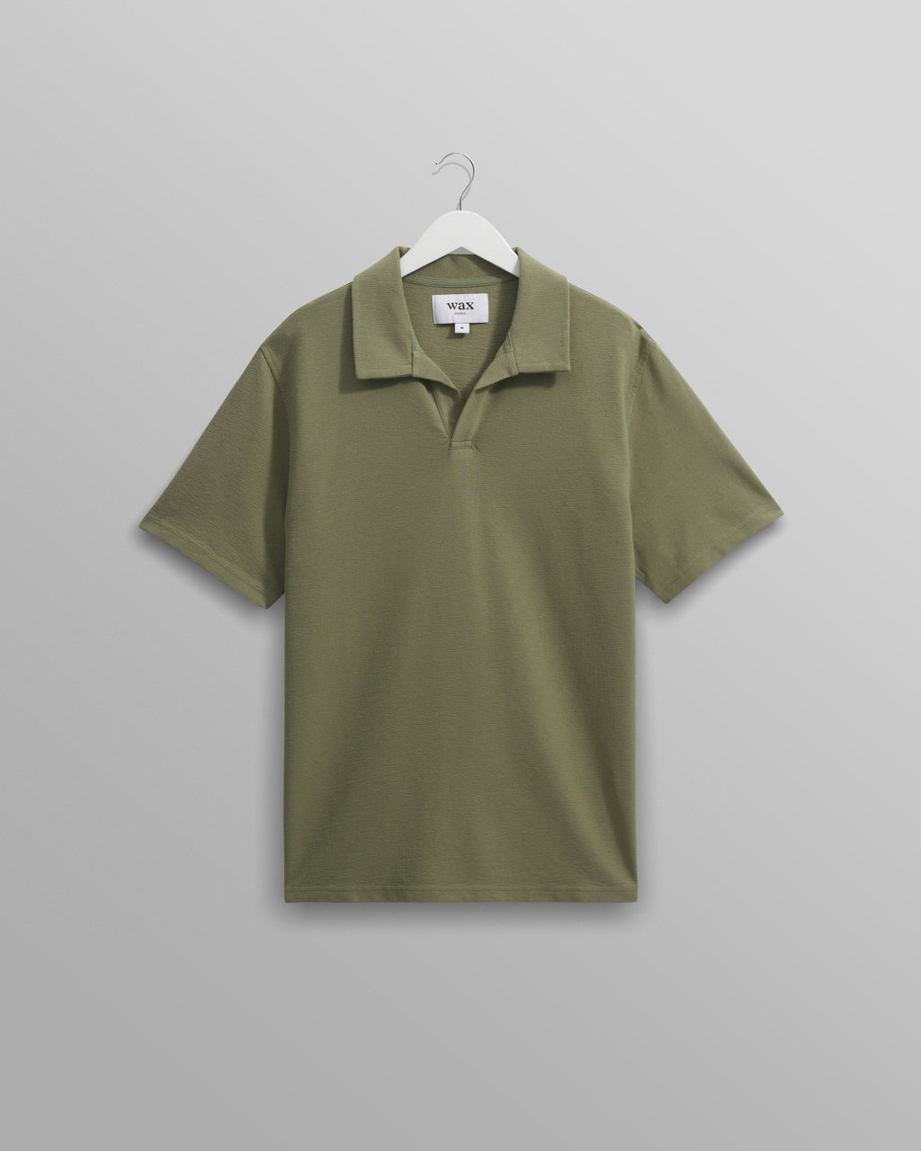 Atwood - Green Textured Organic Cotton Polo Shirt