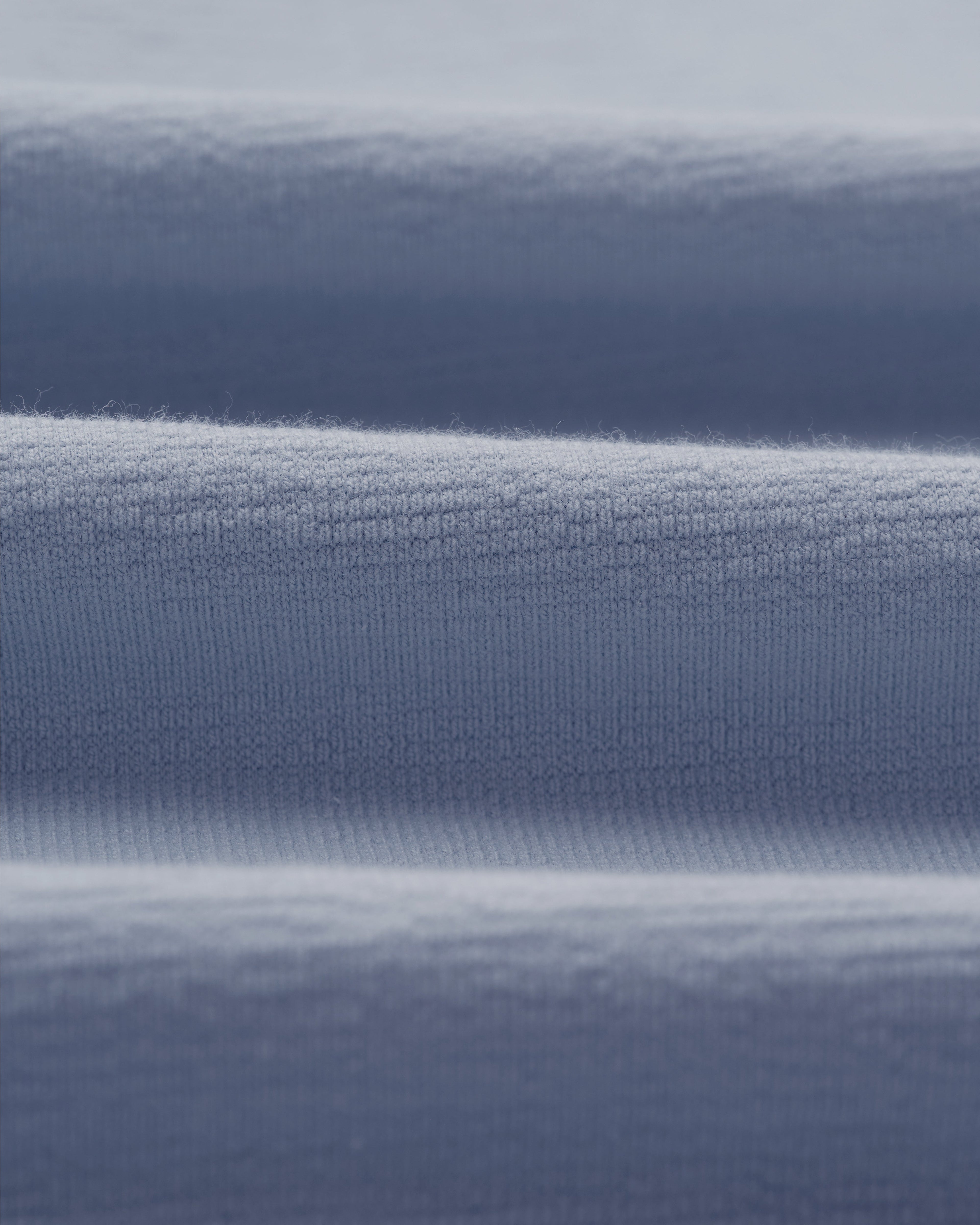 Atwood - Mid Blue Textured Organic Cotton Polo Shirt