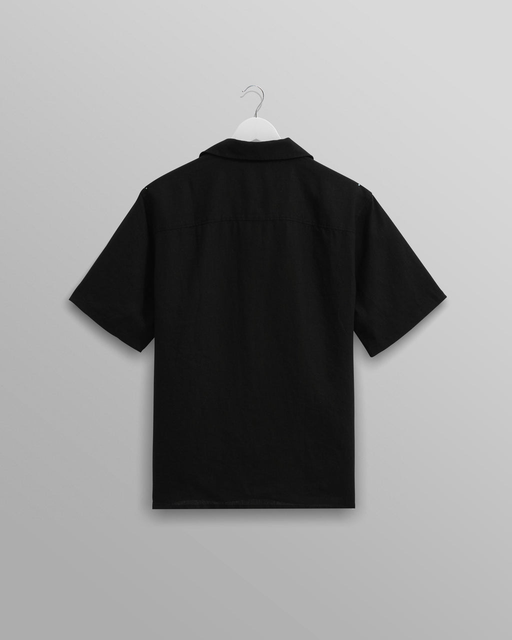 Bartlett - Washed Black Linen Short-Sleeve Shirt
