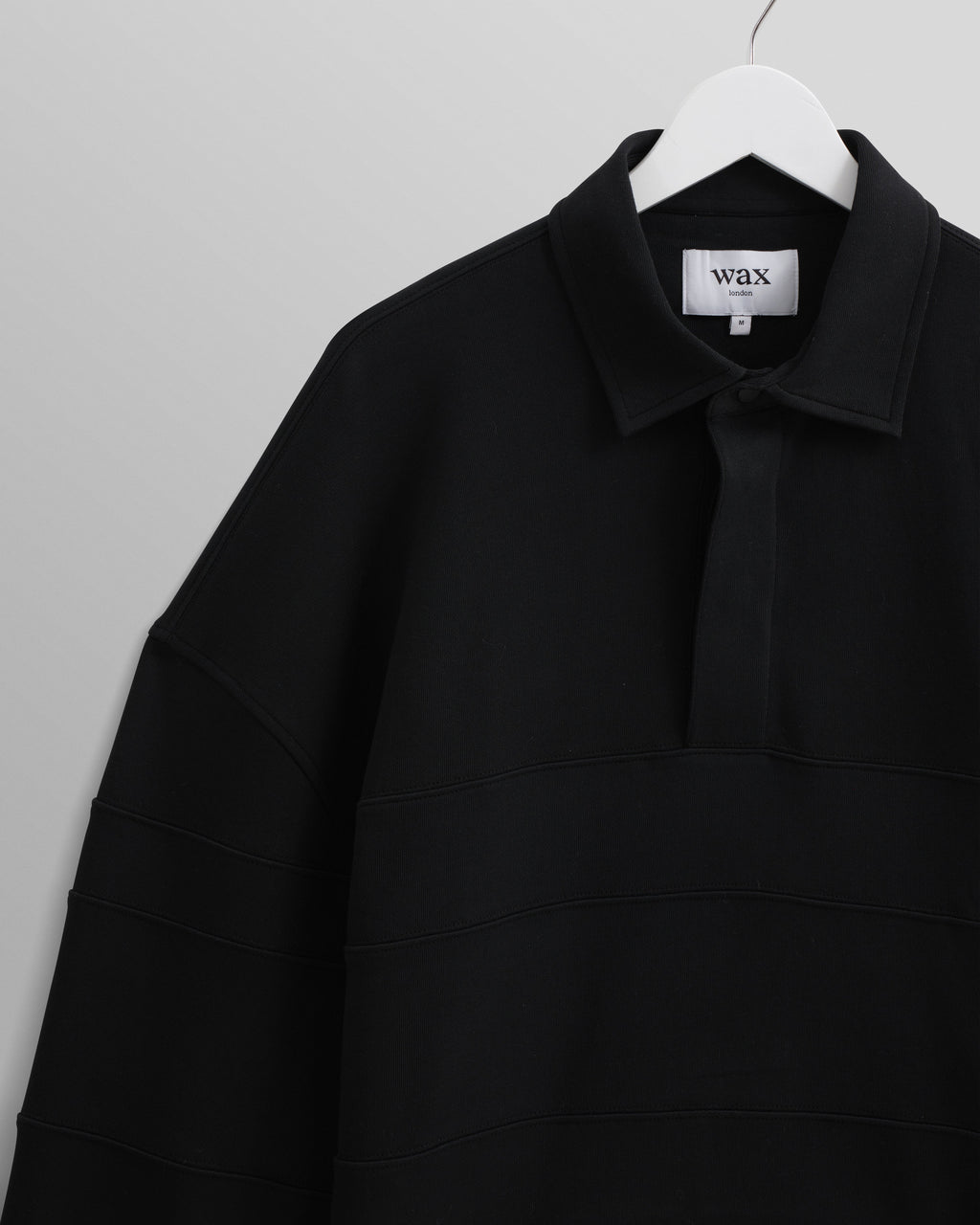 Blen - Black Organic Cotton Rugby Shirt