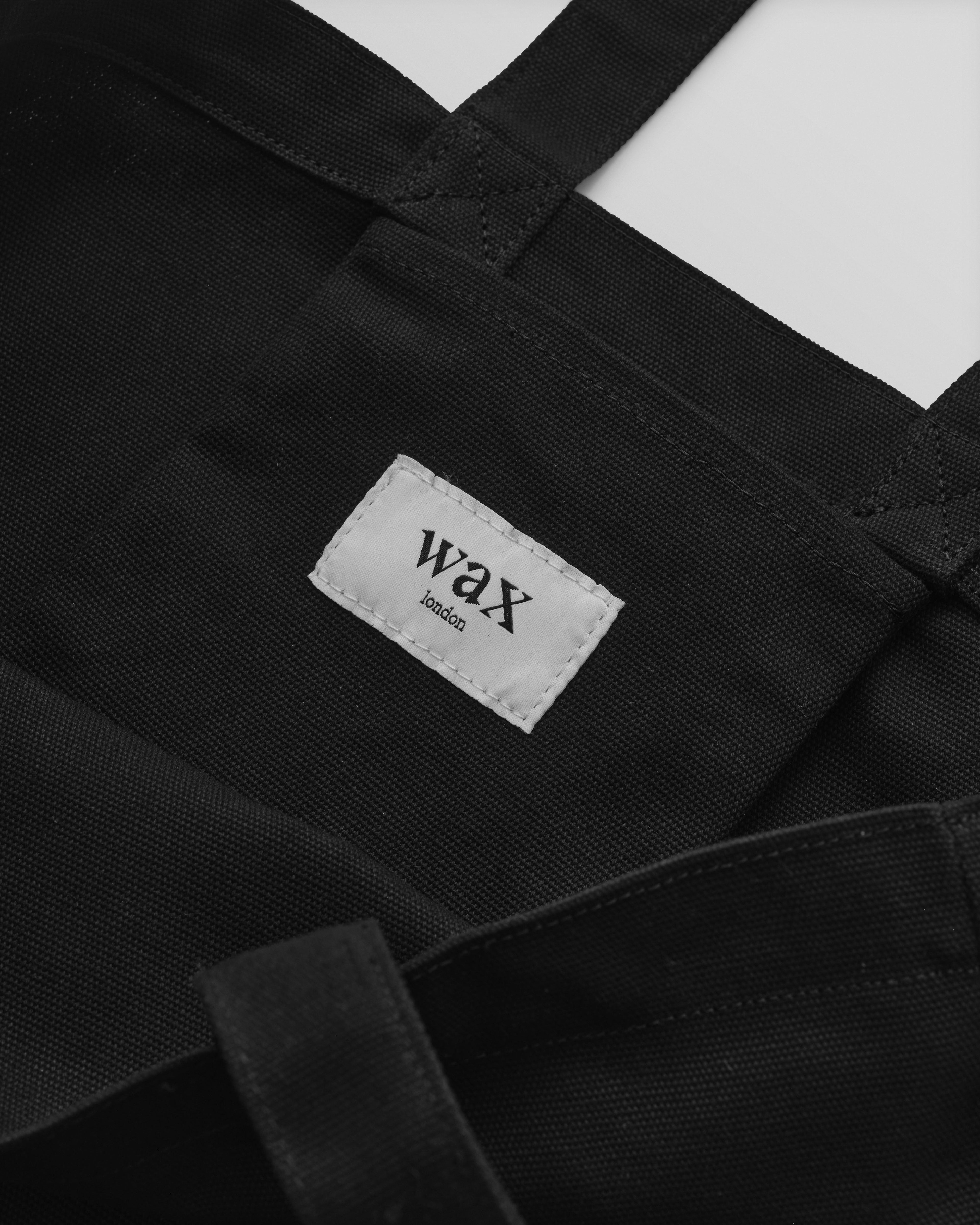 Borough - Black Logo Tote Bag