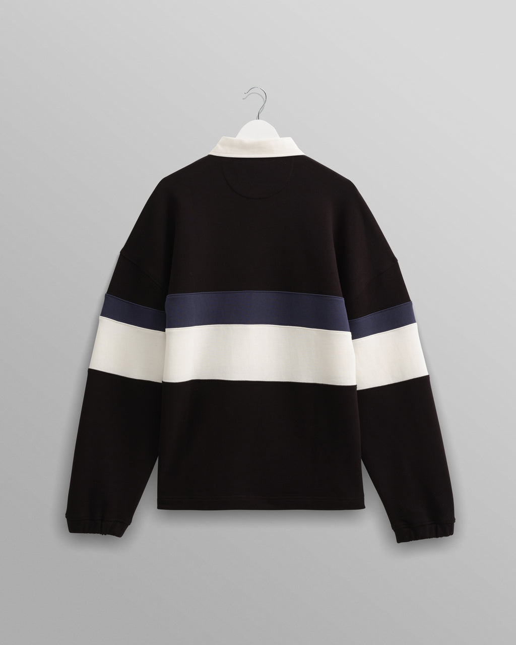 Bow - Black Striped Organic Cotton Rugby Shirt