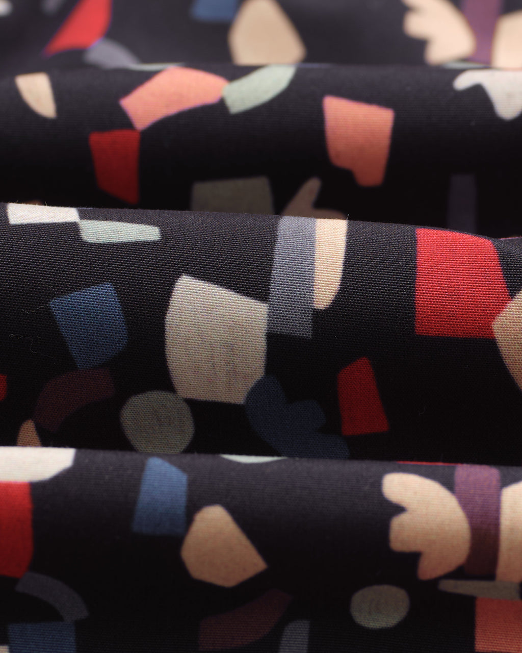 Brockwell - Black Geometric Logo Swim Shorts
