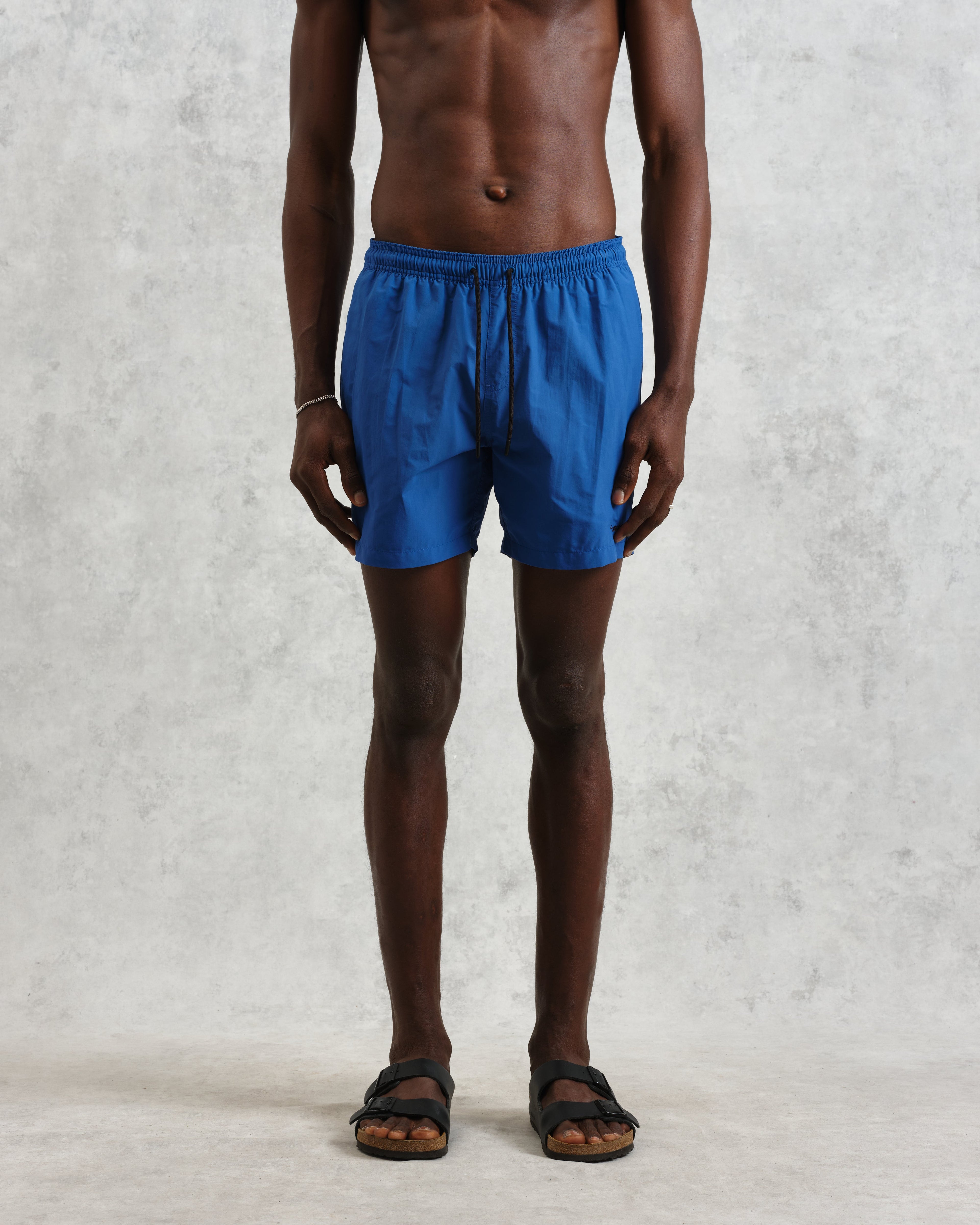 Brockwell - Bright Blue Logo Swim Shorts
