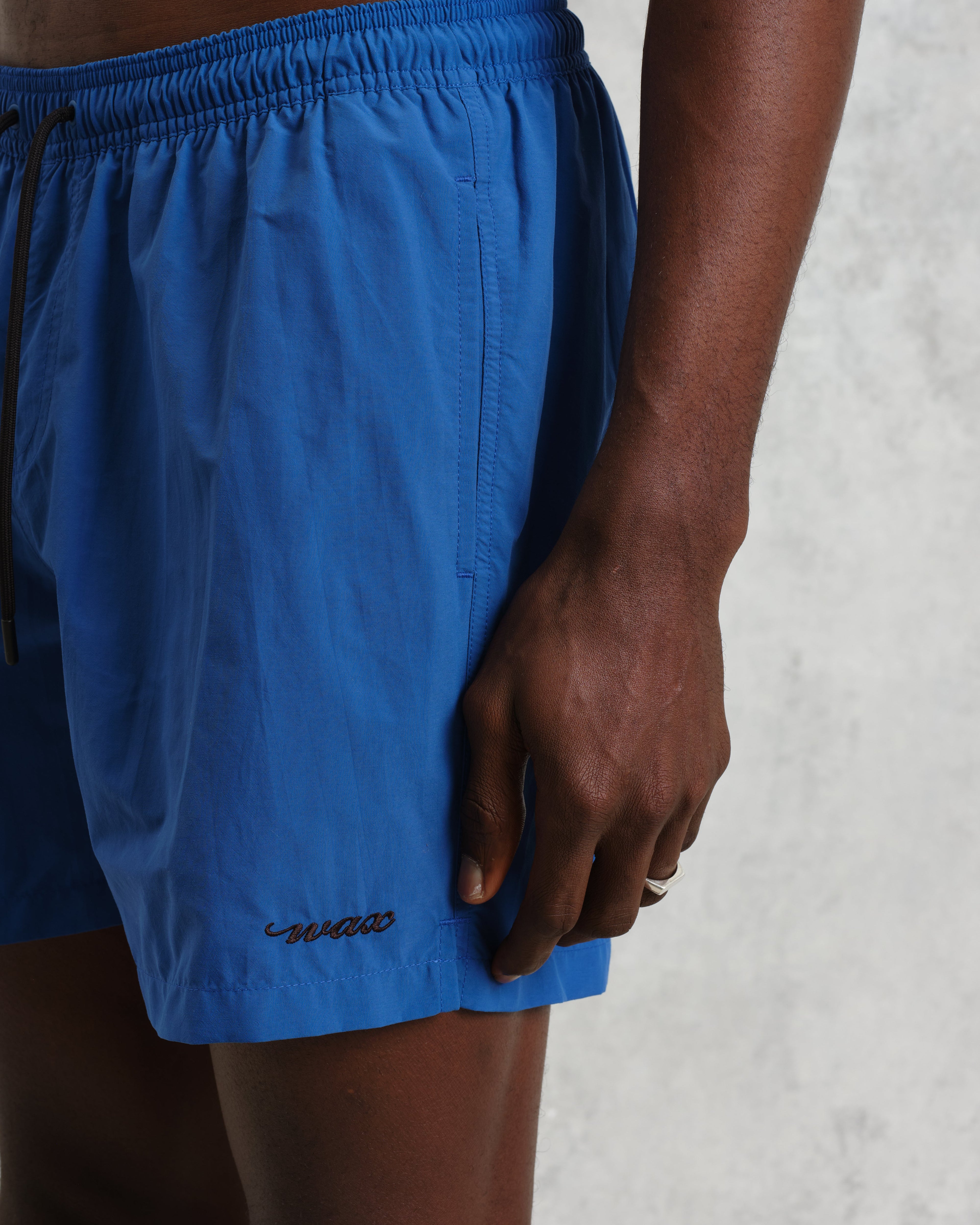 Brockwell - Bright Blue Logo Swim Shorts