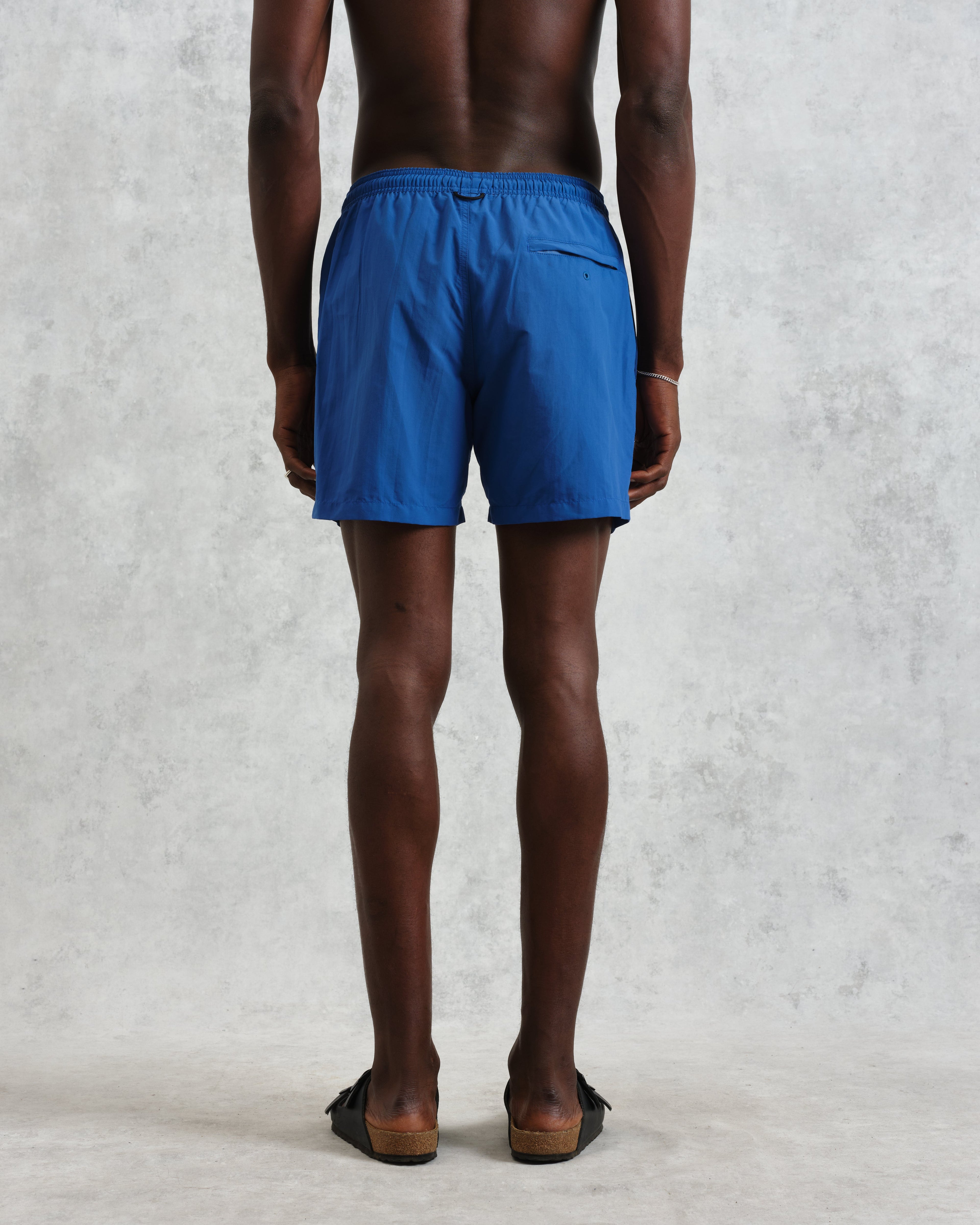 Brockwell - Bright Blue Logo Swim Shorts