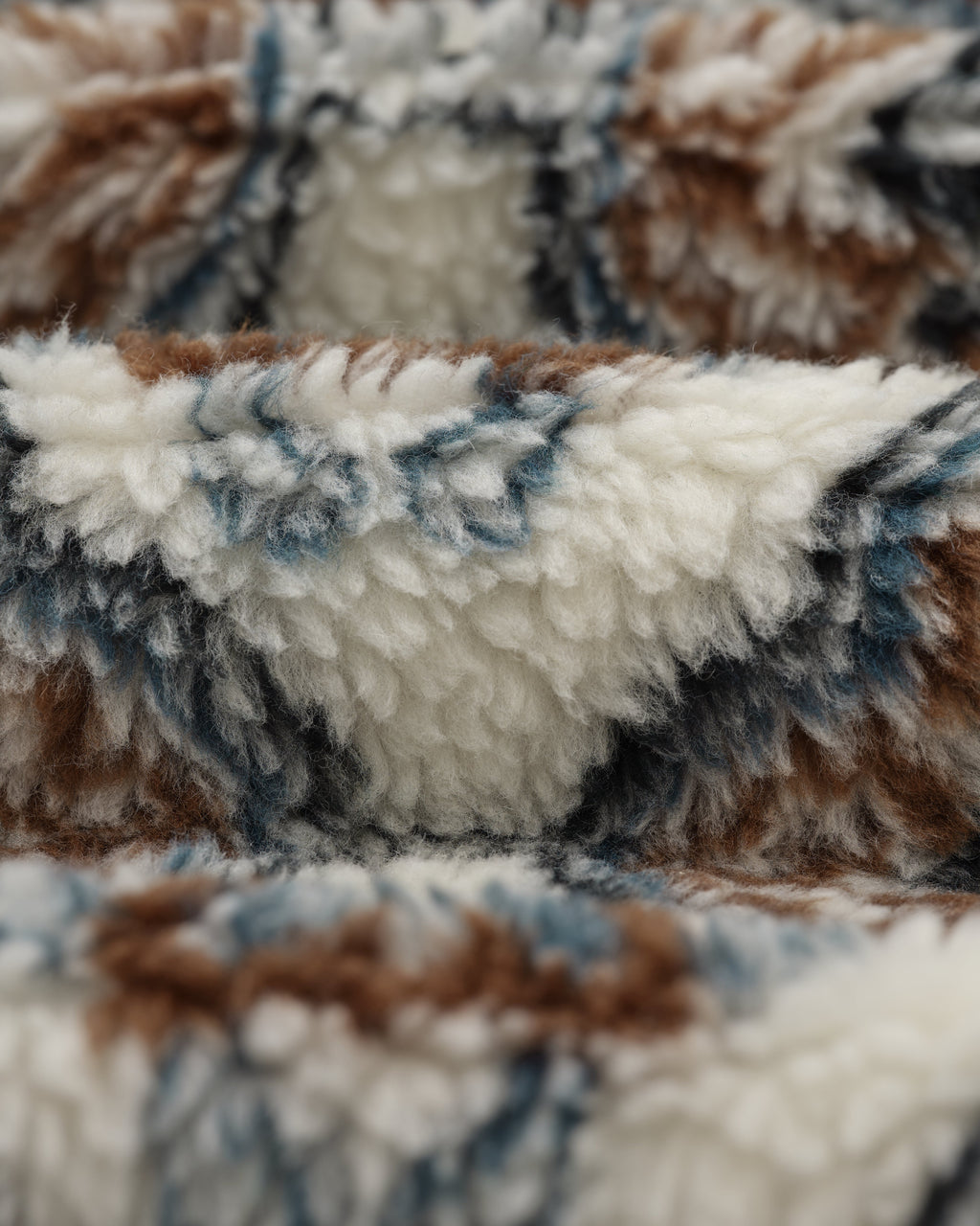 Camley - Ecru Tile Print Fleece