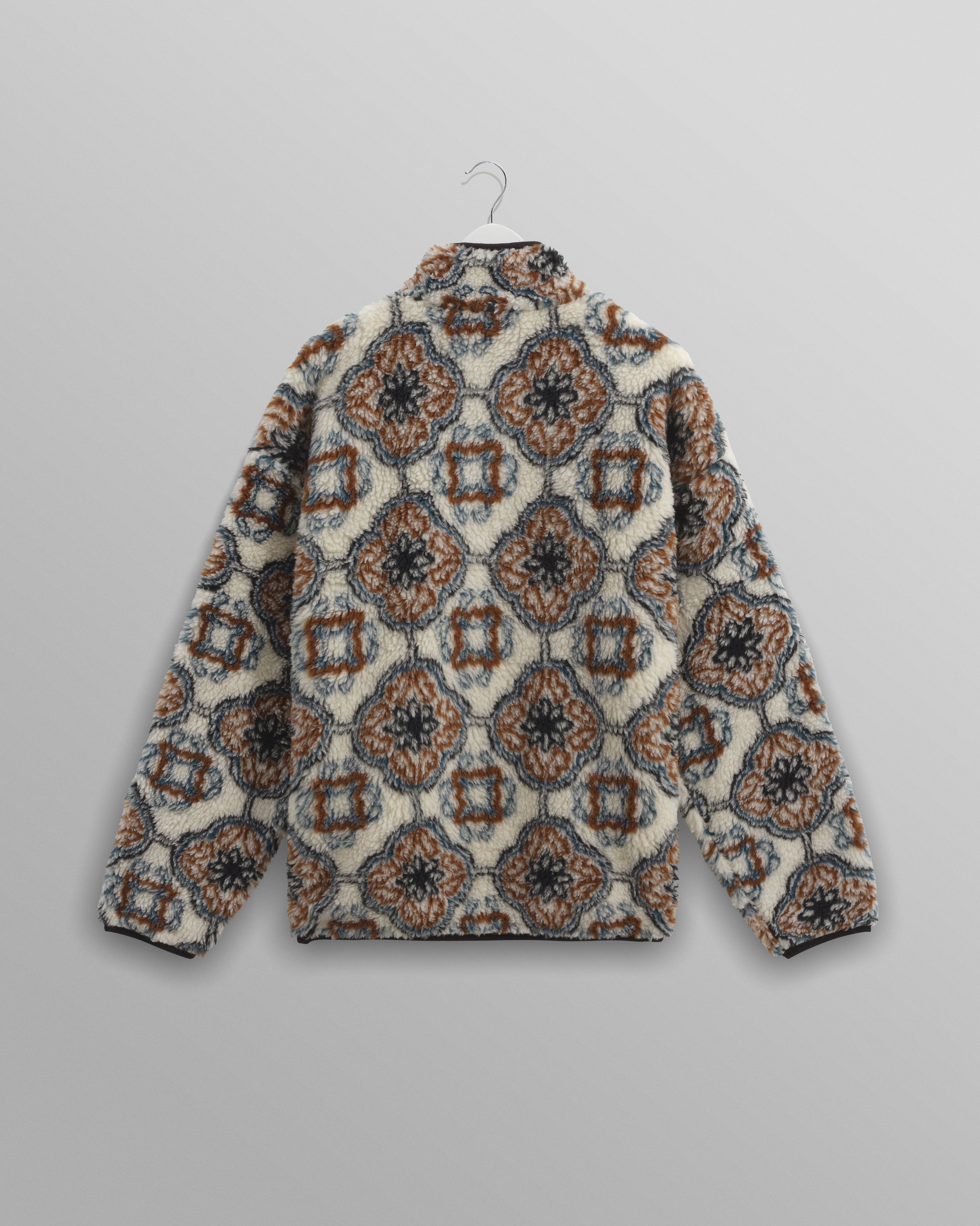Camley - Ecru Tile Print Fleece