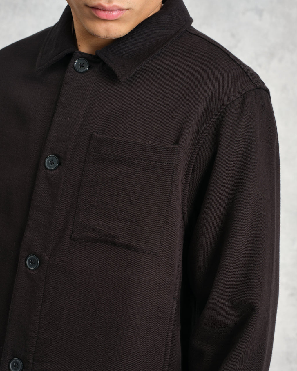 Coleman - Black Double Weave Cotton Jacket