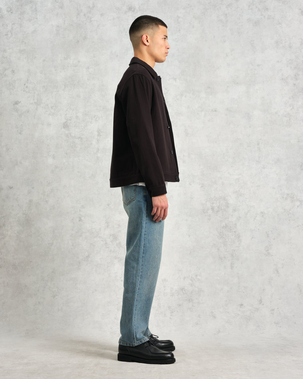 Coleman - Black Double Weave Cotton Jacket