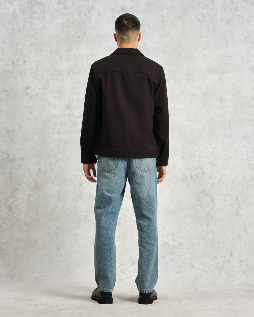 Coleman - Black Double Weave Cotton Jacket