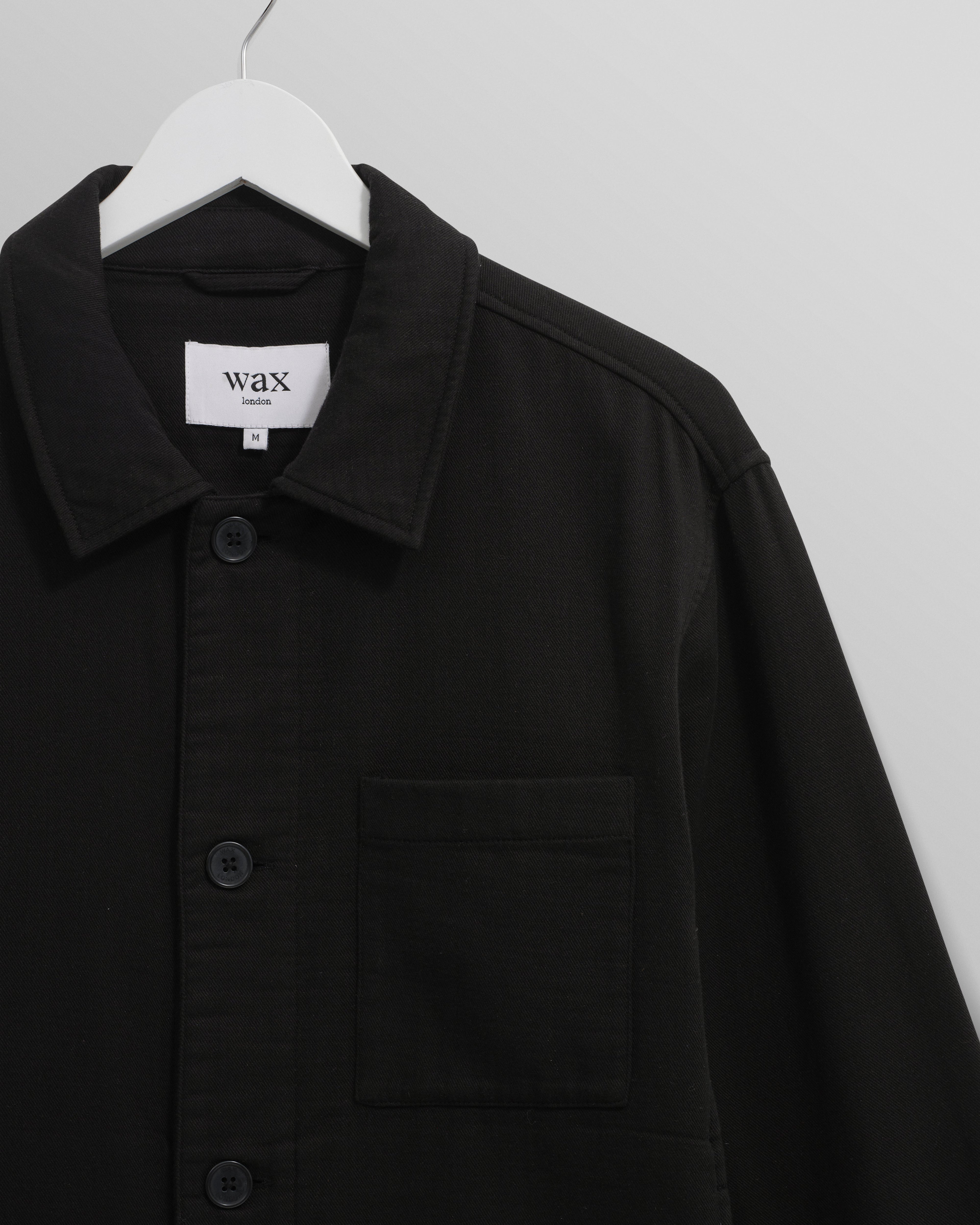 Coleman - Black Double Weave Cotton Jacket