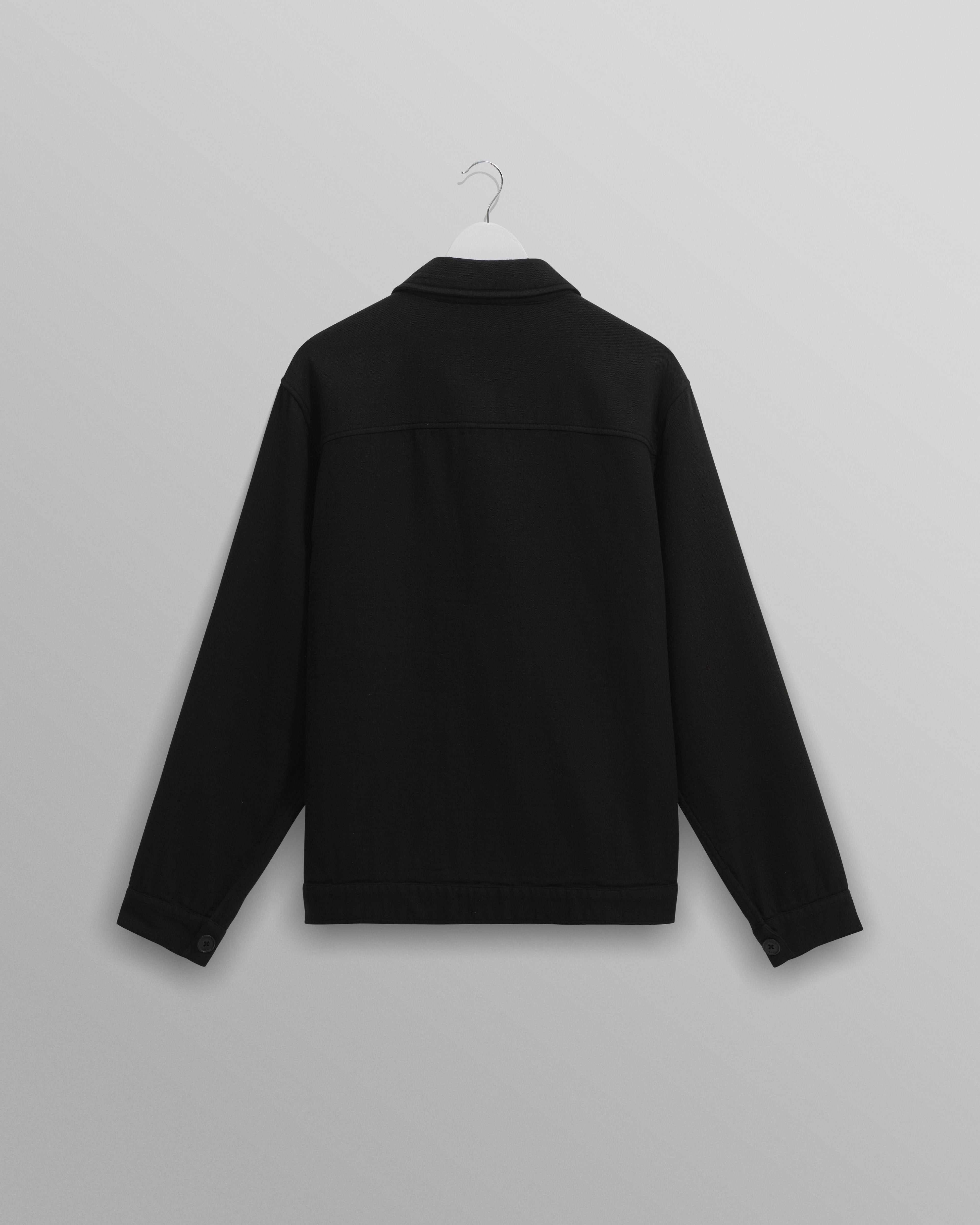 Coleman - Black Double Weave Cotton Jacket