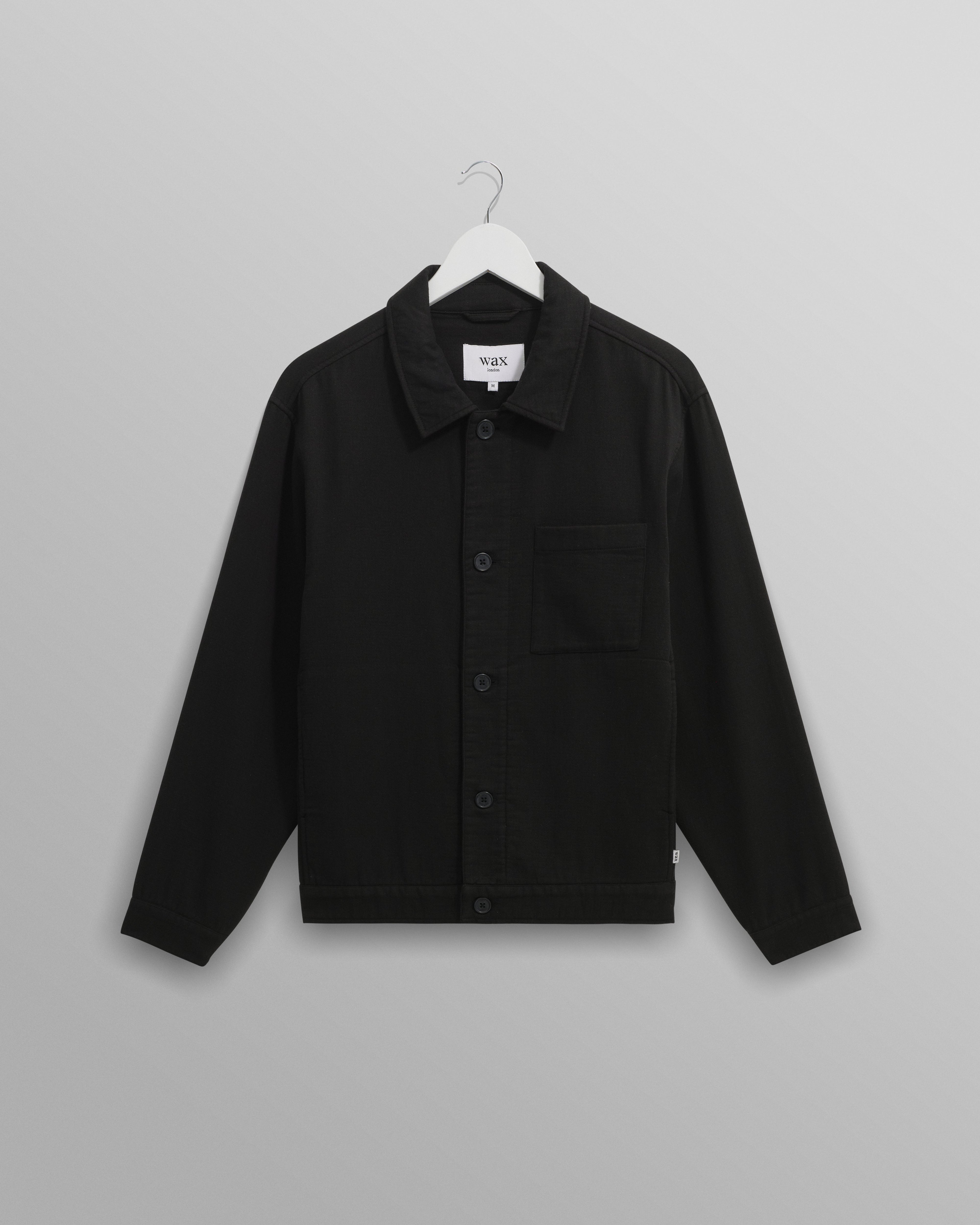Coleman - Black Double Weave Cotton Jacket