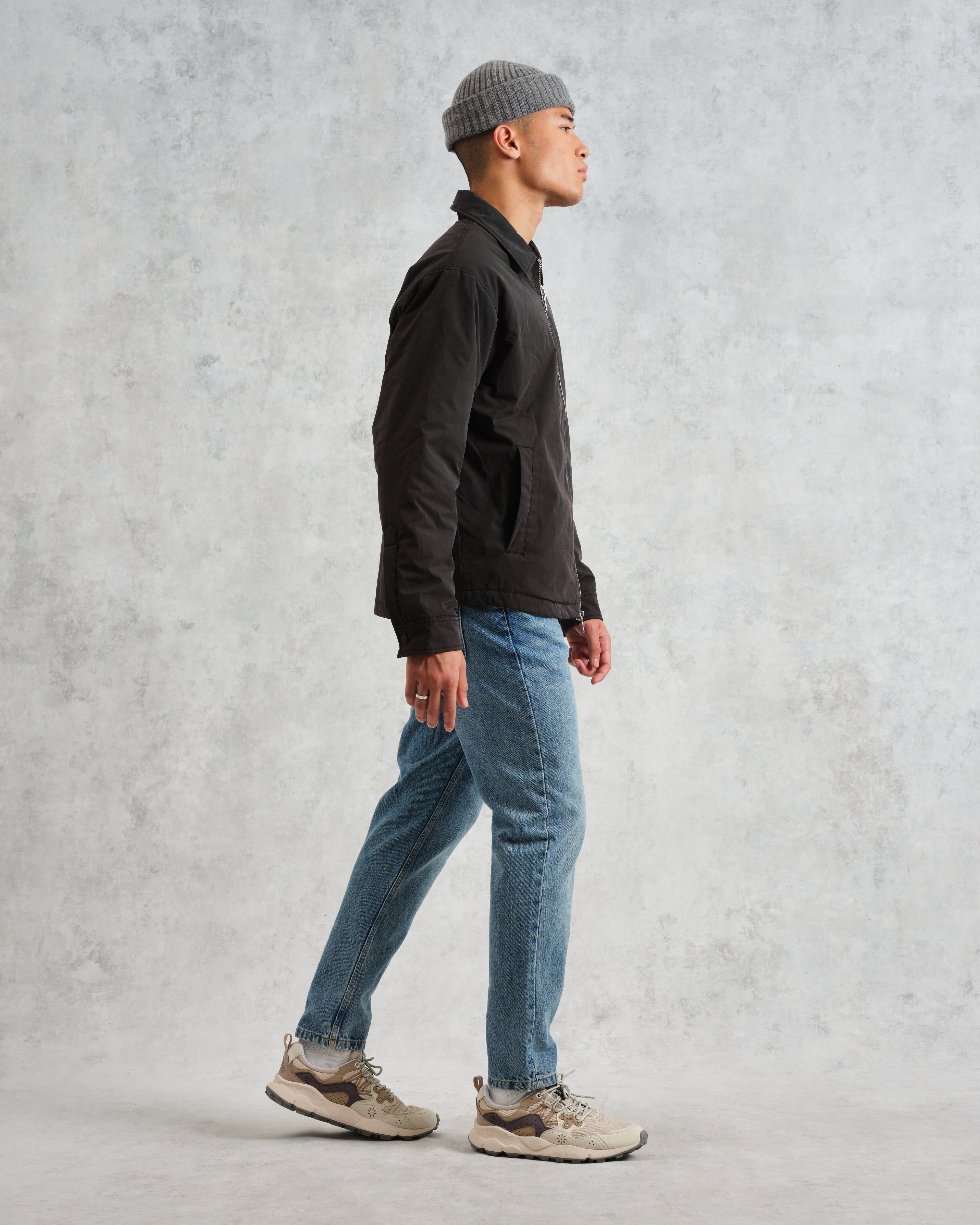 Covent - Black Cotton And Nylon Water Repellent Jacket