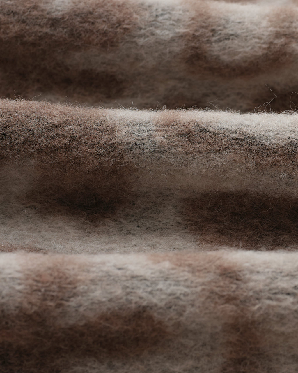Cozi - Ecru Squiggle Fleece Jacket