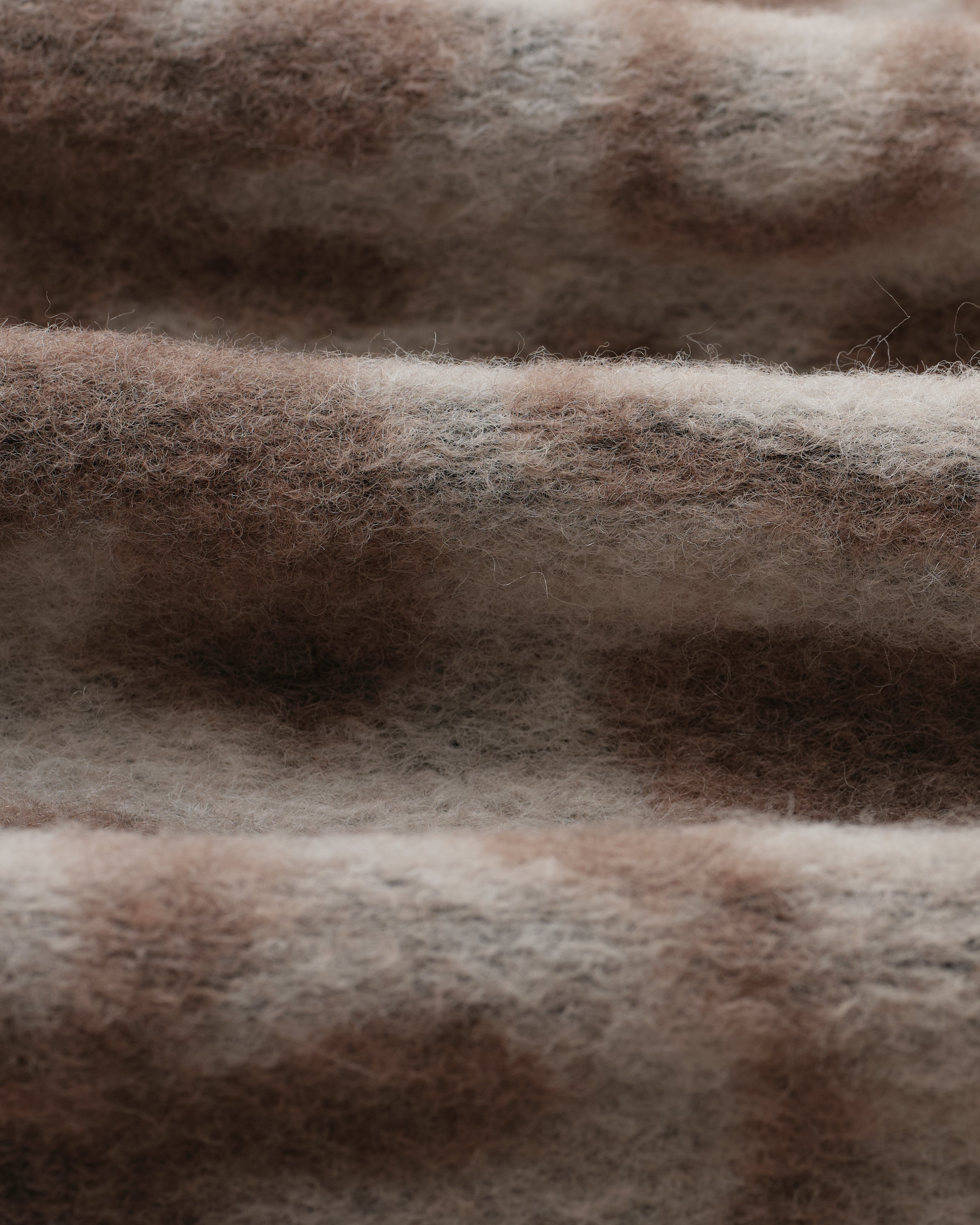 Cozi - Ecru Squiggle Fleece Jacket