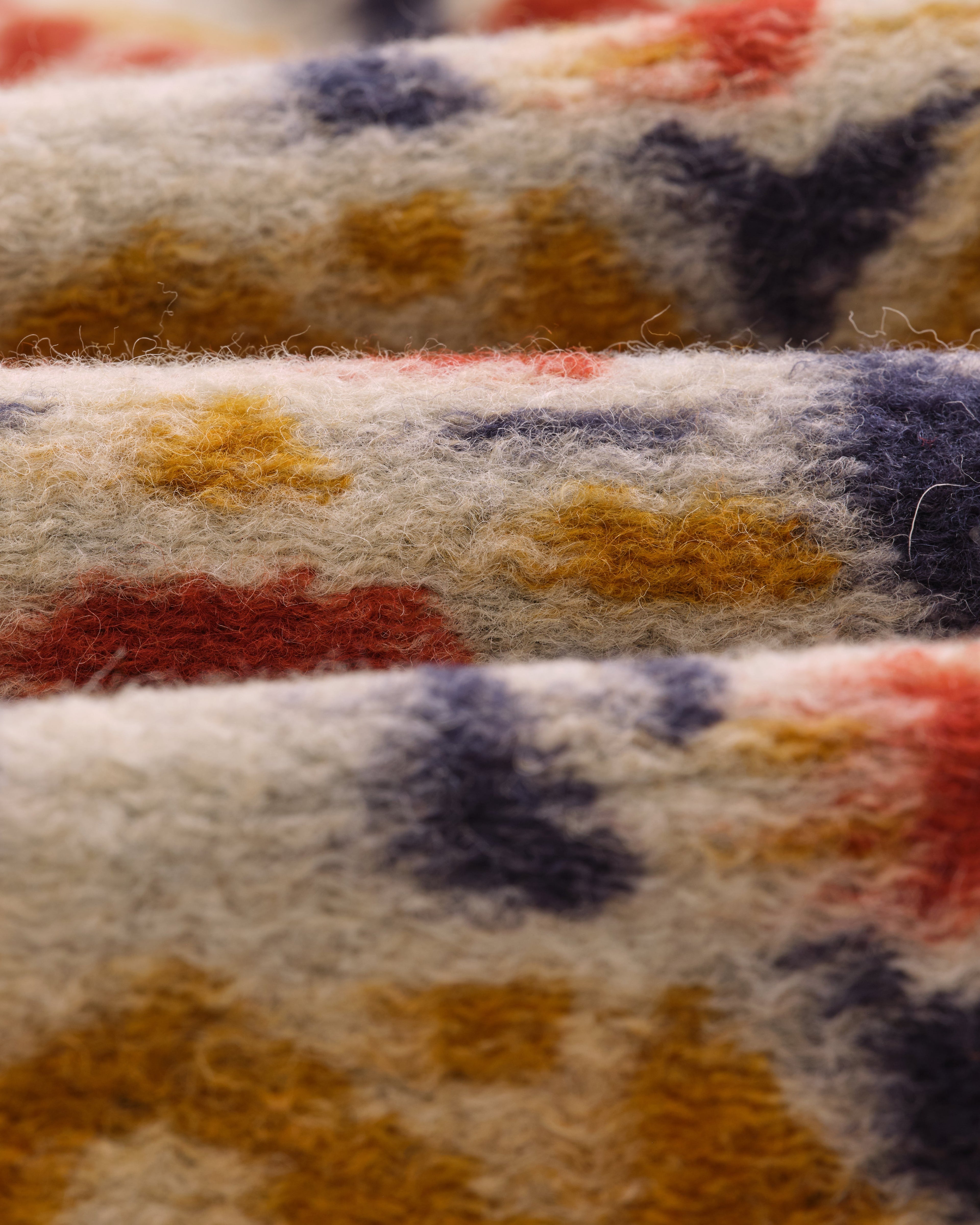 Cozi - Multicolour Geometric Fleece Jacket