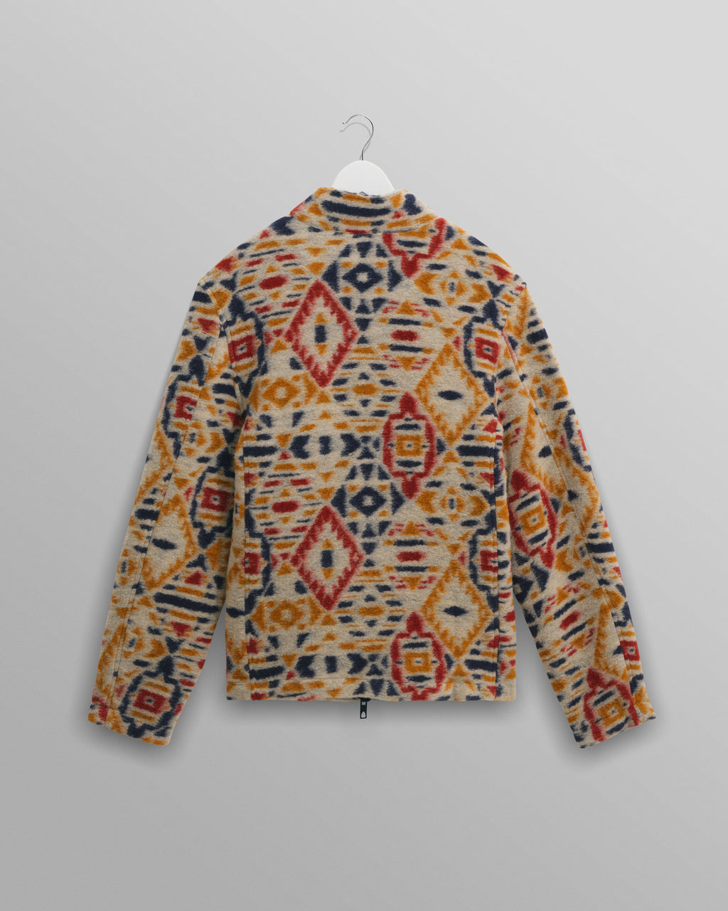 Cozi - Multicolour Geometric Fleece Jacket