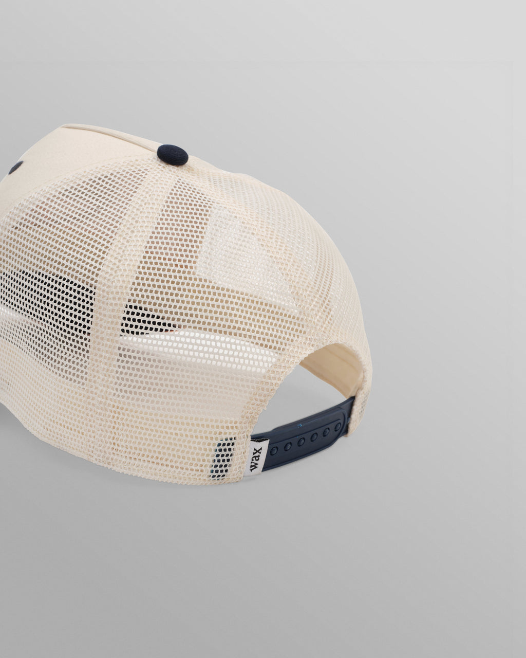 Dale - Ecru And Navy Cherub Trucker Cap