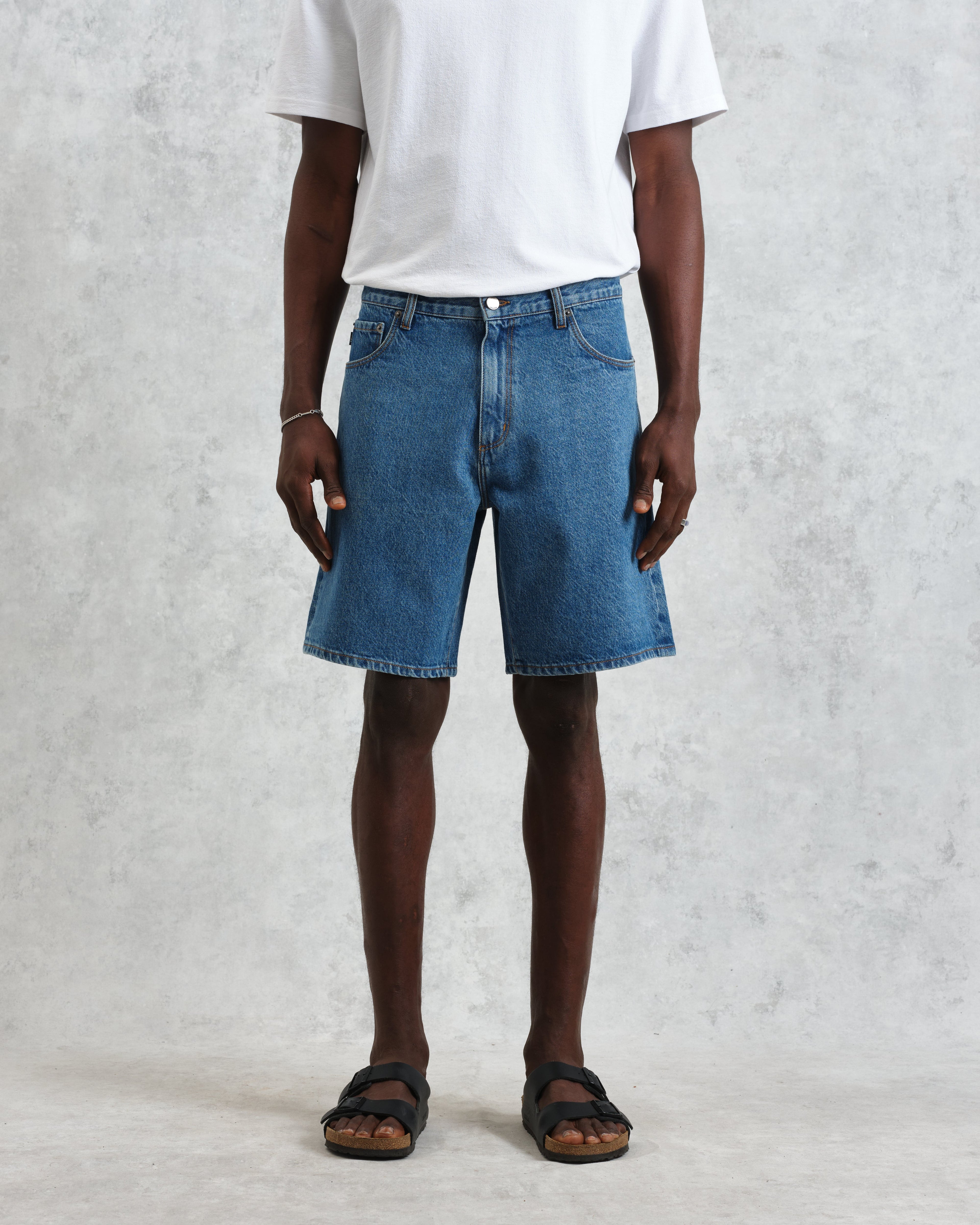 Dalston - Mid-Blue Denim Shorts