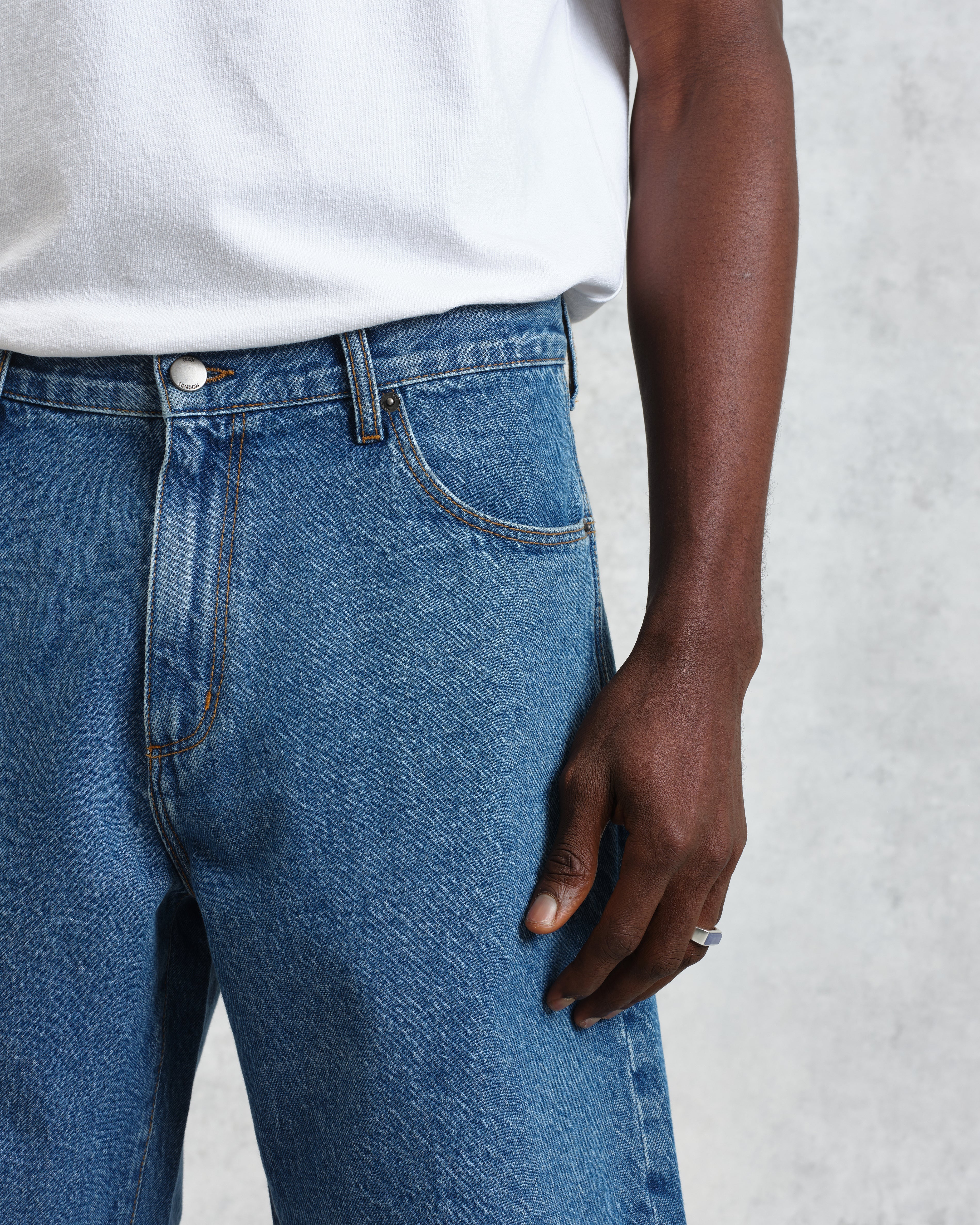 Dalston - Mid-Blue Denim Shorts