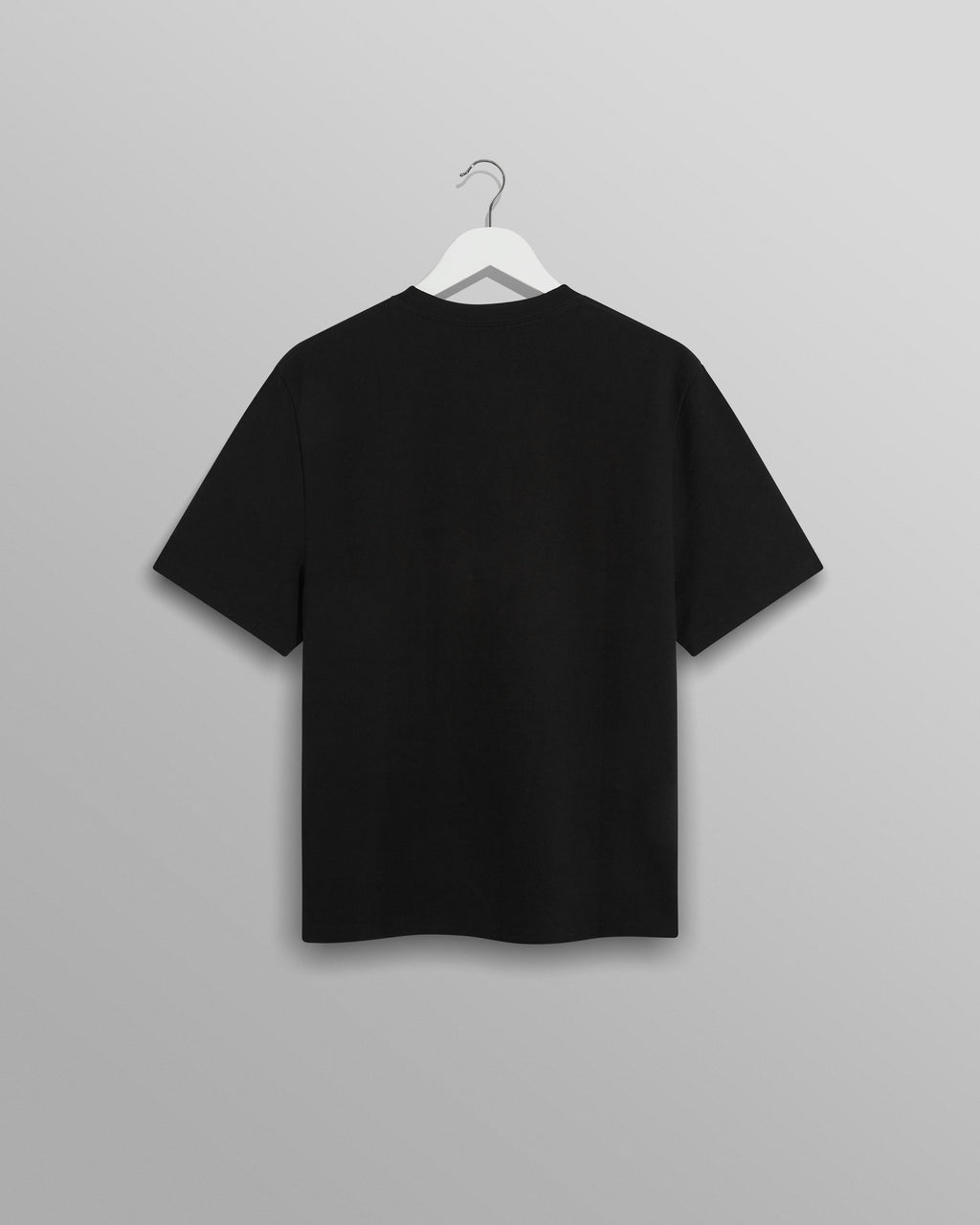 Dean - Black Textured Organic Cotton T-Shirt