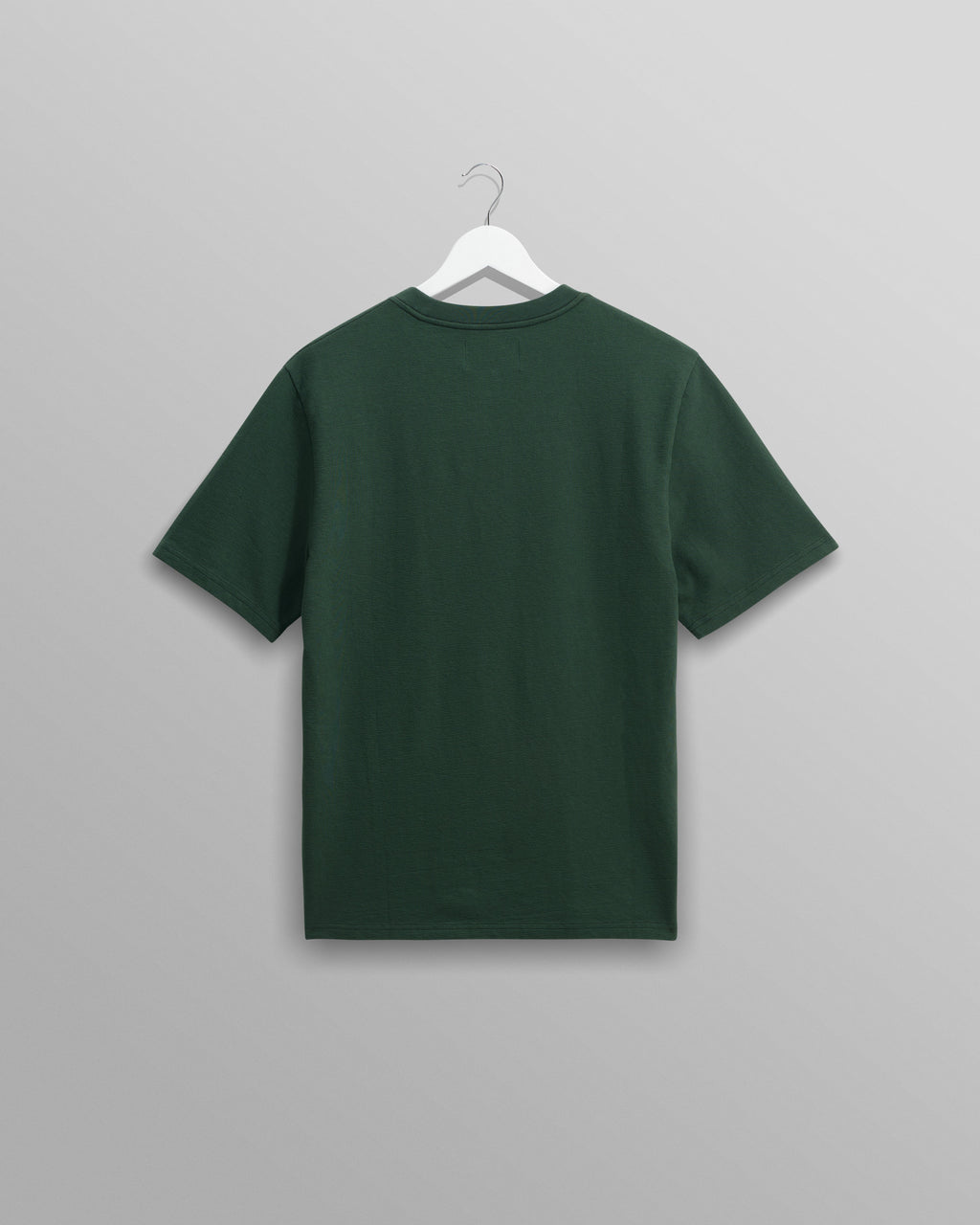 Dean - Dark Green Textured Organic Cotton T-Shirt