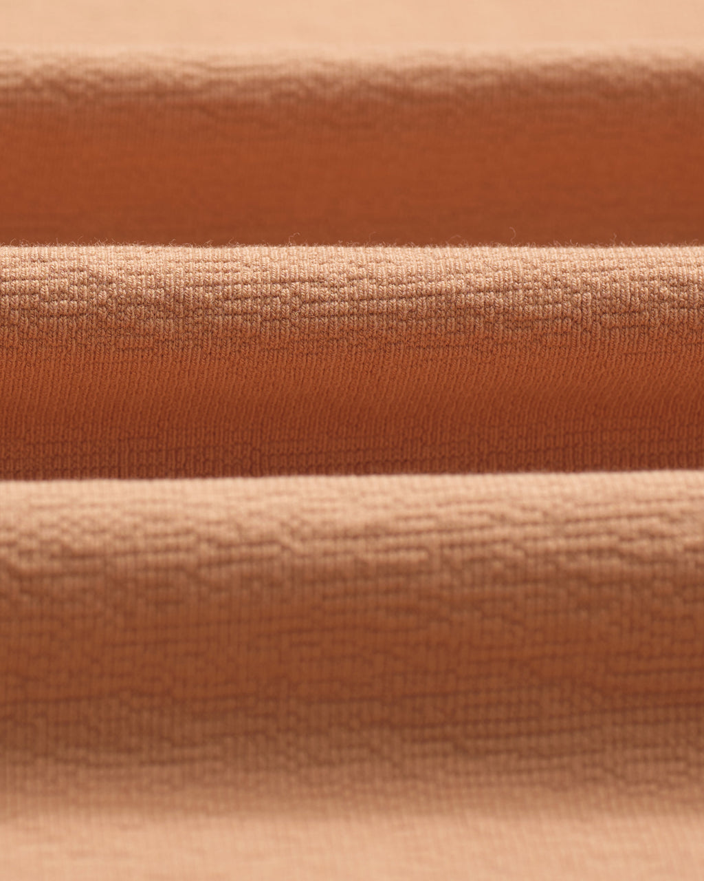 Dean - Dusty Orange Textured Organic Cotton T-Shirt