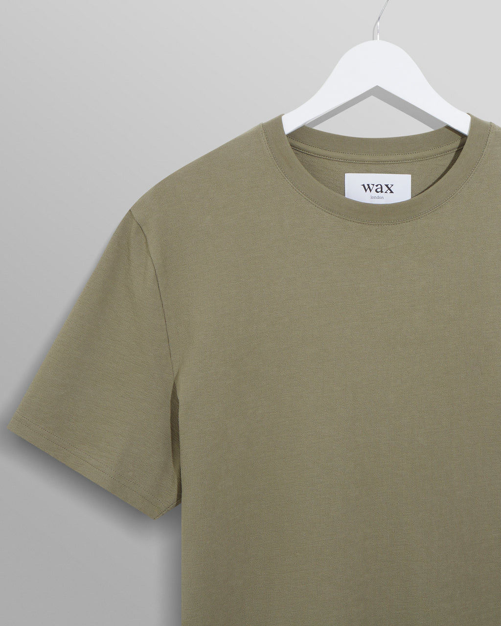 Dean - Green Textured Organic Cotton T-Shirt
