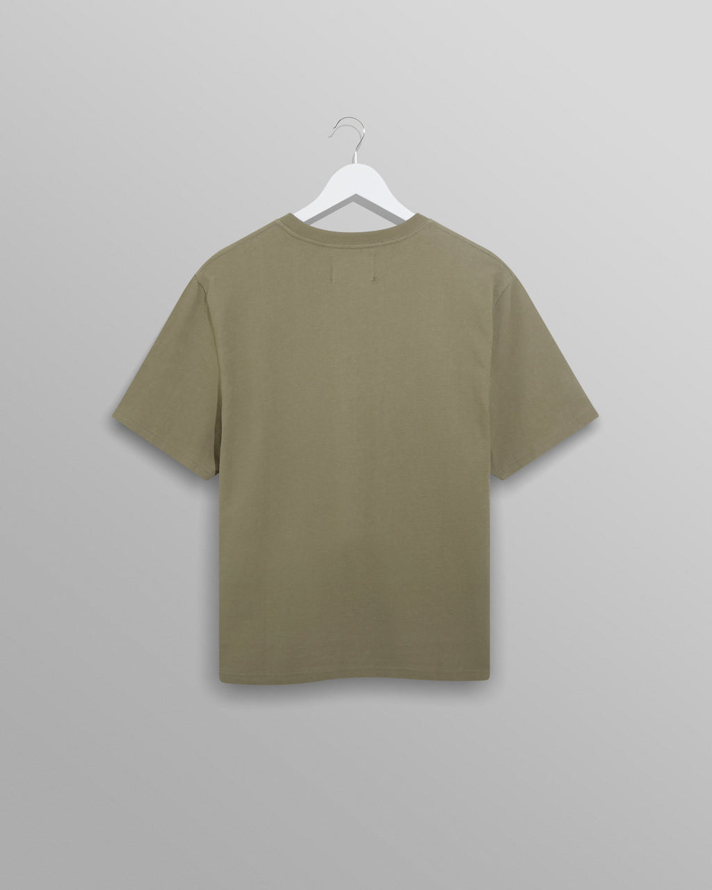 Dean - Green Textured Organic Cotton T-Shirt