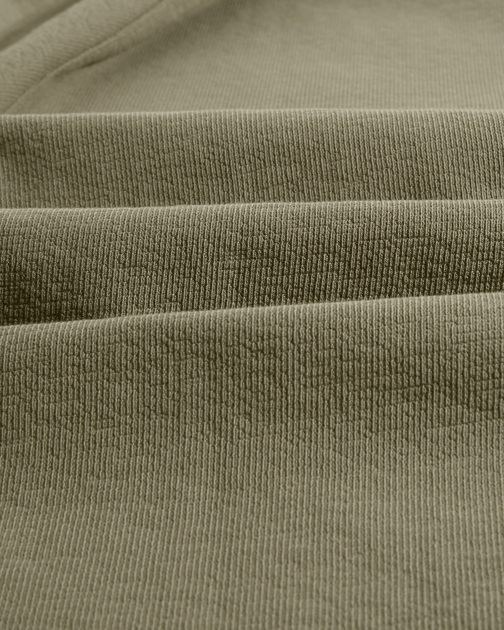 Dean - Green Textured Organic Cotton T-Shirt